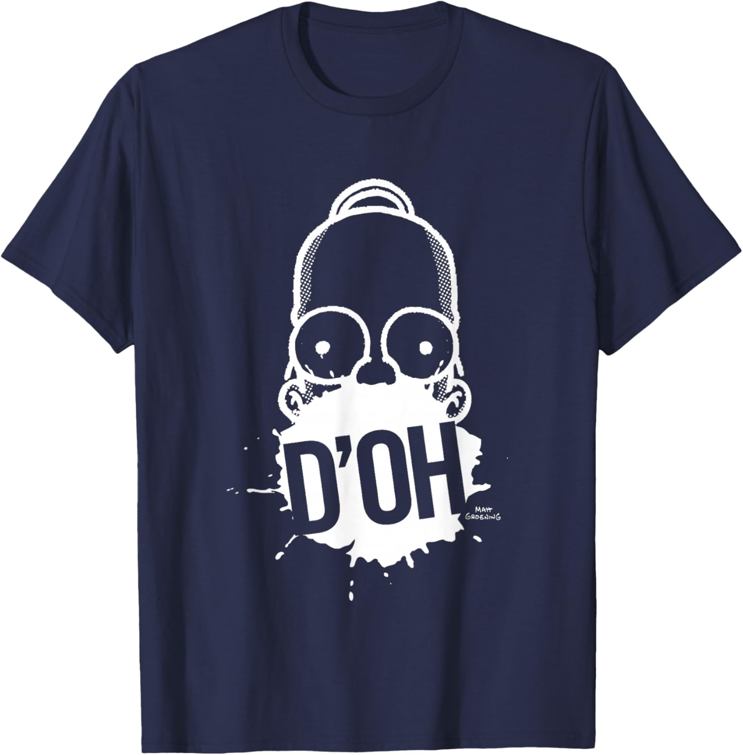The Simpsons Homer D'Oh Distressed Logo T-Shirt for Fans and Collectors - 4