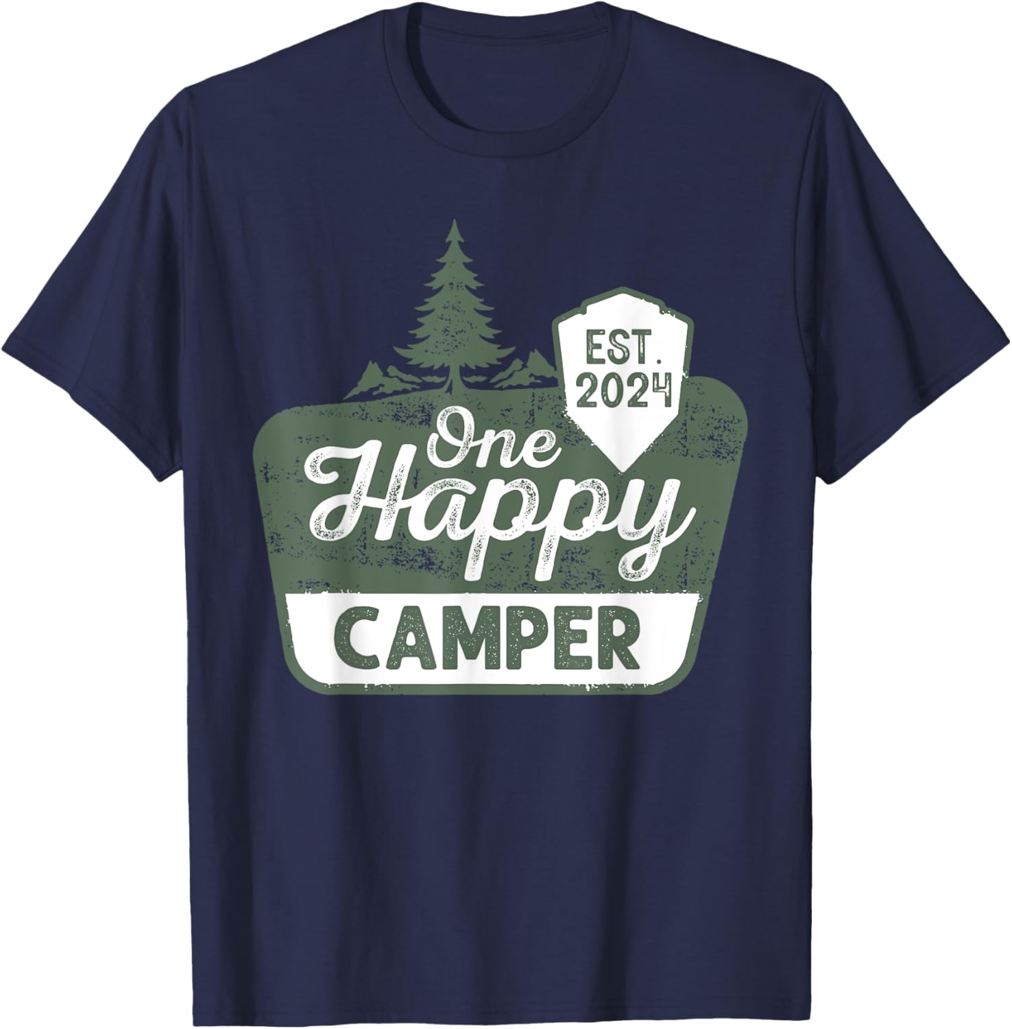 One Happy Camper Matching Family Birthday T-Shirt for Fun Celebrations - 19
