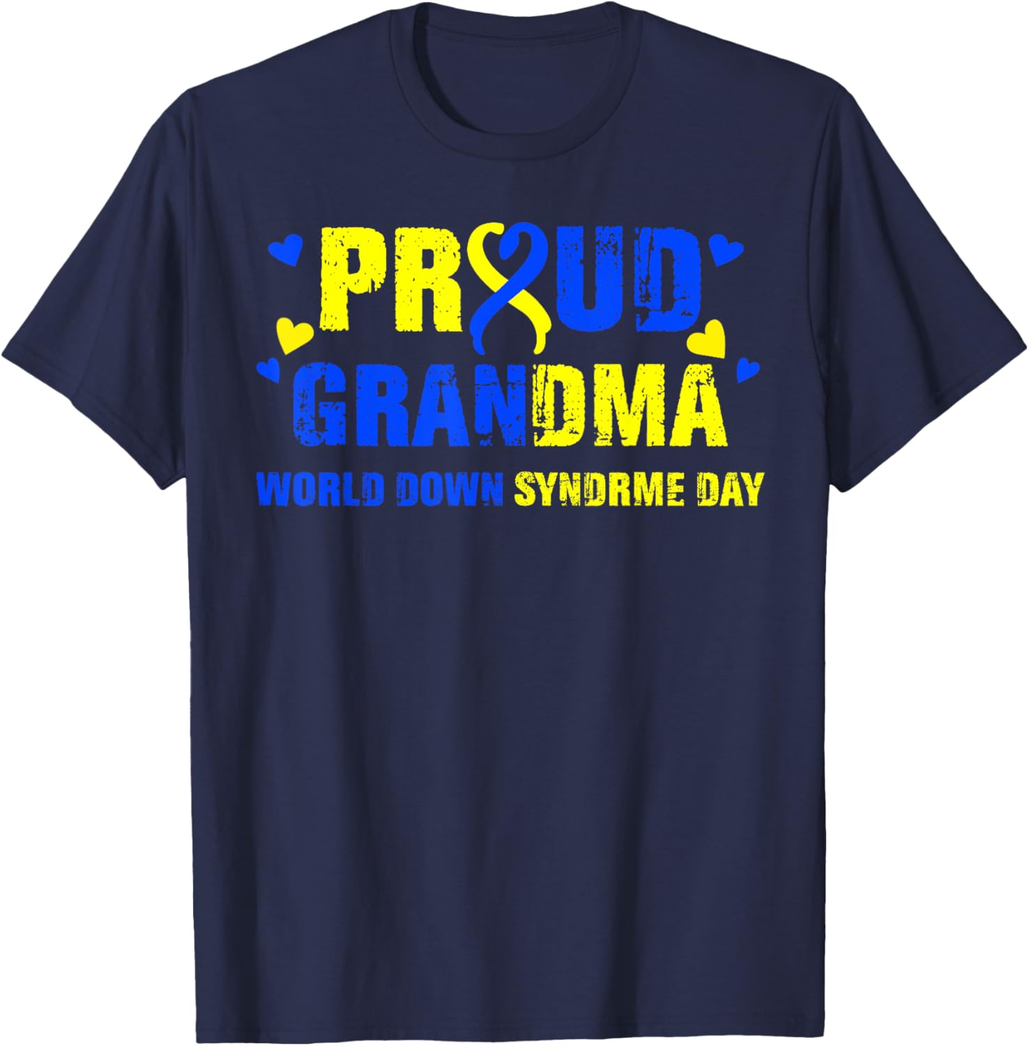 Down Syndrome Grandma Awareness T-Shirt for Proud Family Members - 15