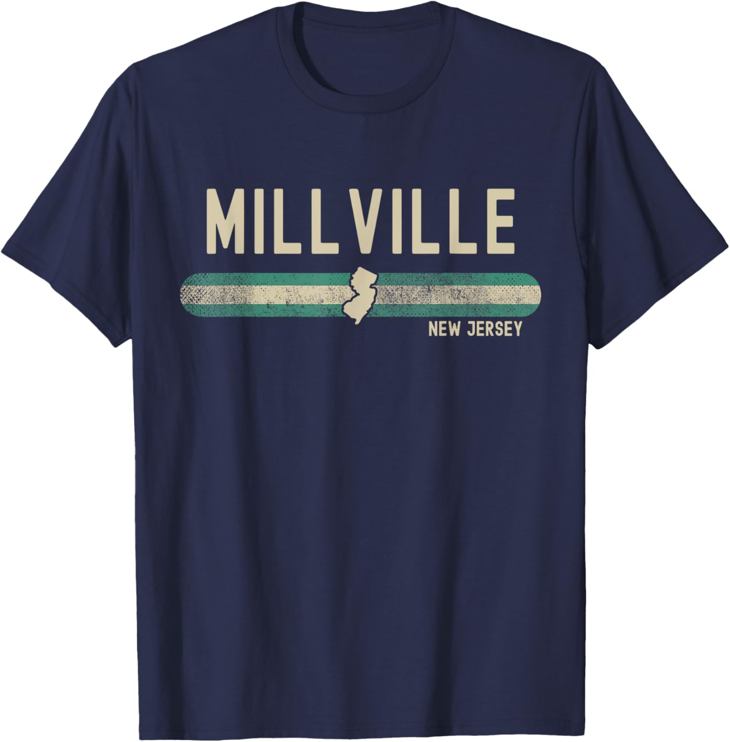Millville NJ 80s Style T-Shirt for Nostalgic Travel Enthusiasts - 3