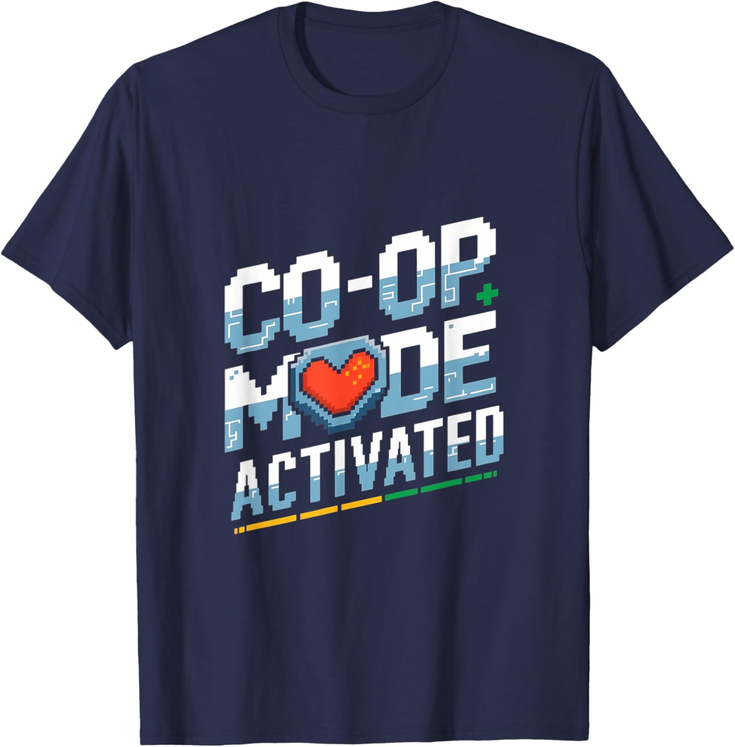 Matching Gamer Couple Retro Co-Op Mode T-Shirt for Fun Gaming Sessions - 12