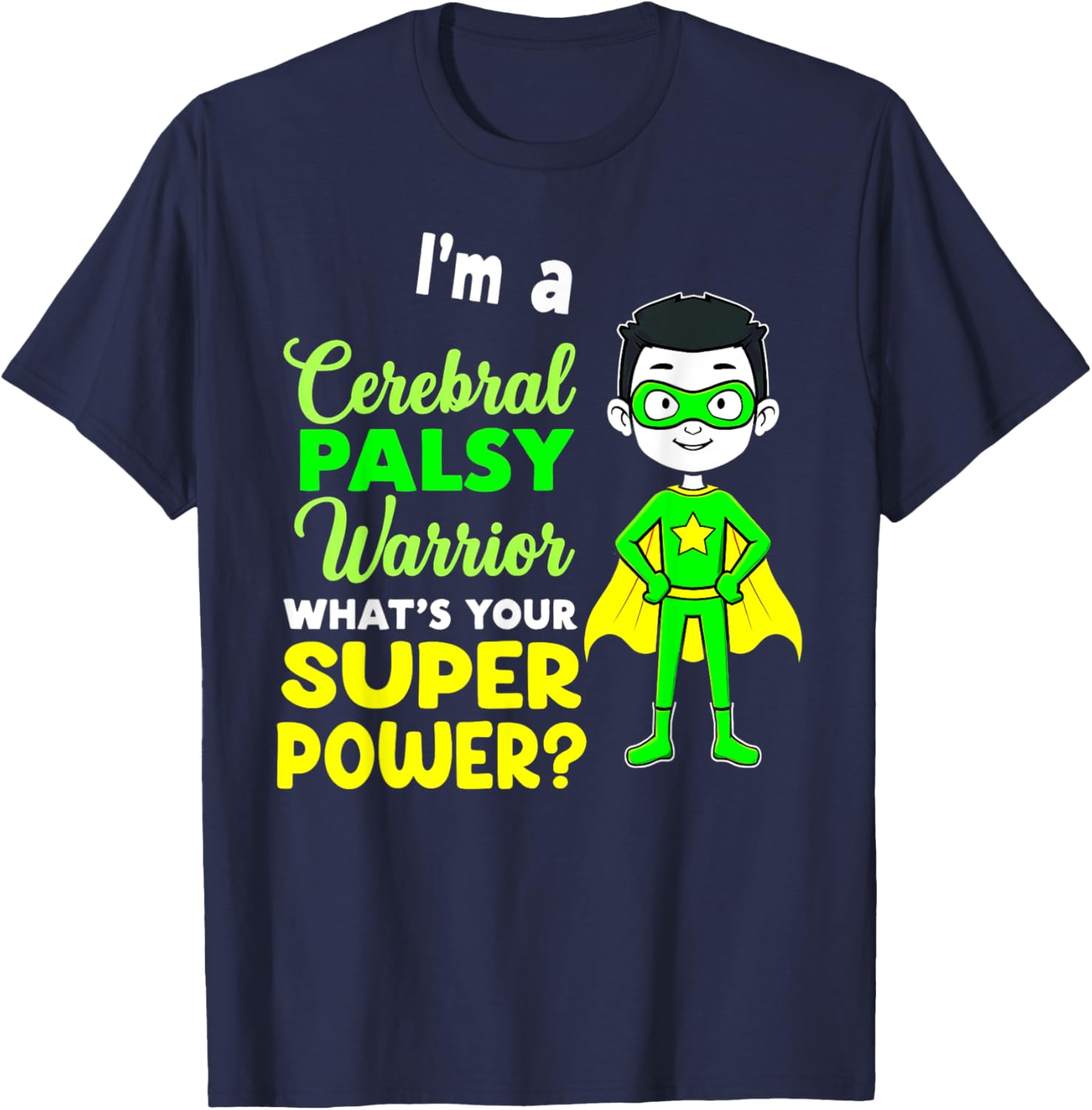 Kids Cerebral Palsy Warrior T-Shirt for Awareness and Support - 4
