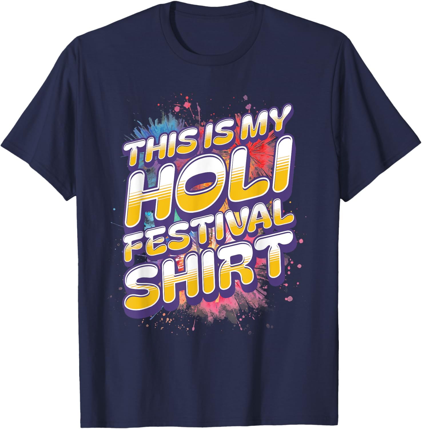 Colorful Holi Festival Shirt for Men and Women - Celebrate in Style - 18