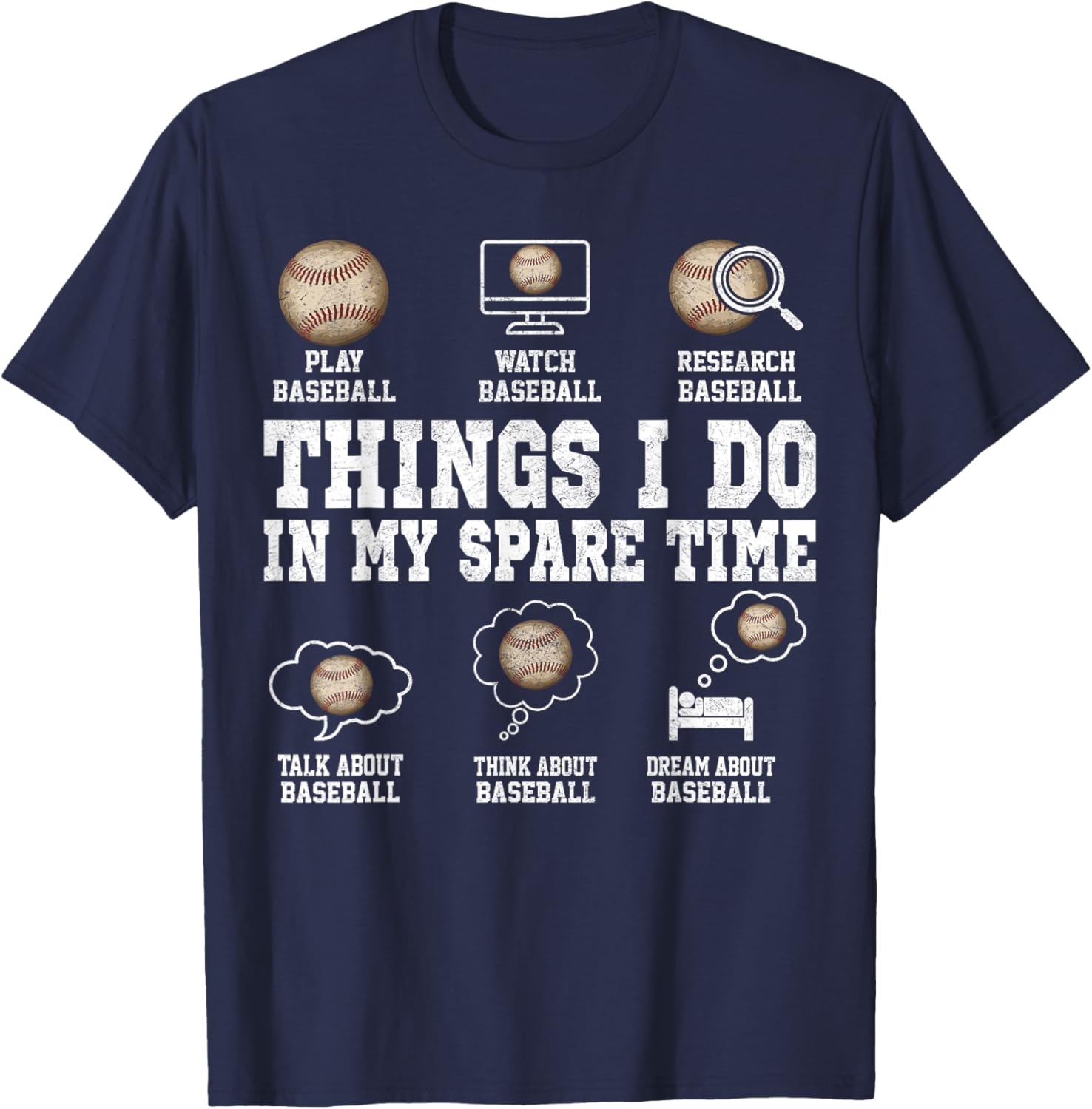 Funny Baseball Player T-Shirt for Fans Perfect for Spare Time Fun - 19