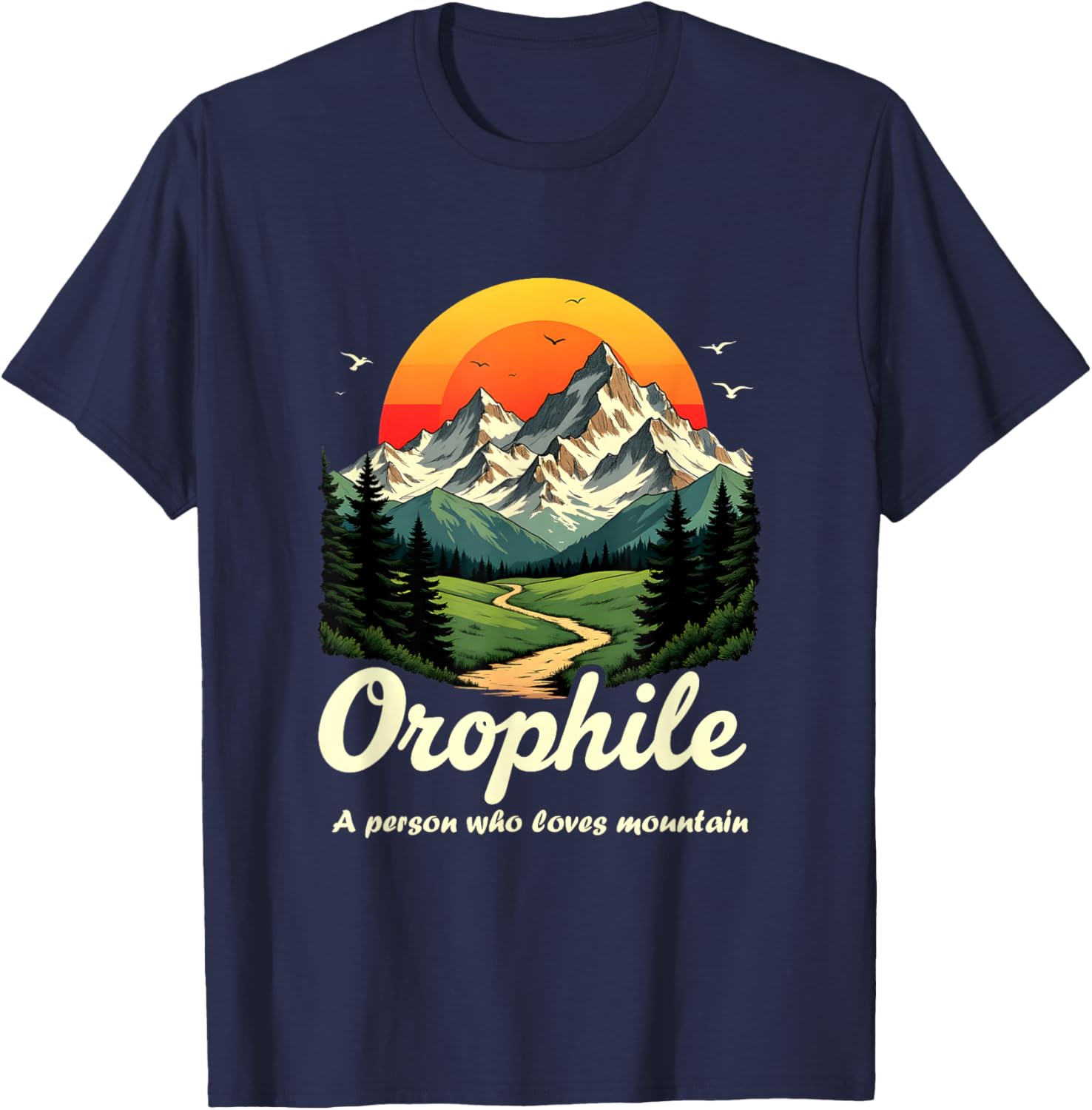 Mountain Lover T-Shirt for Outdoorsy Orophiles - Nature Gift Idea - 2
