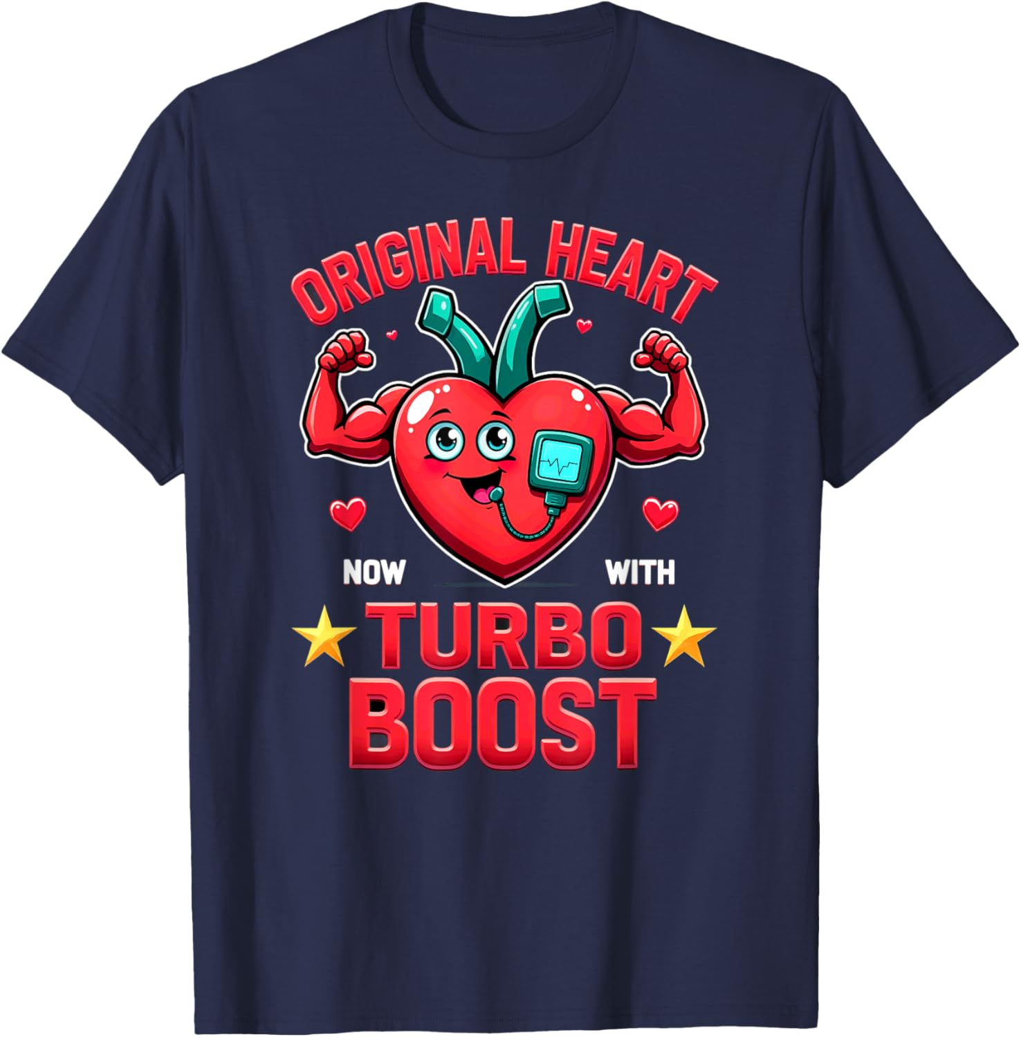 Original Heart Pacemaker Turbo Boost T-Shirt for Cardiac Health Lovers - 9