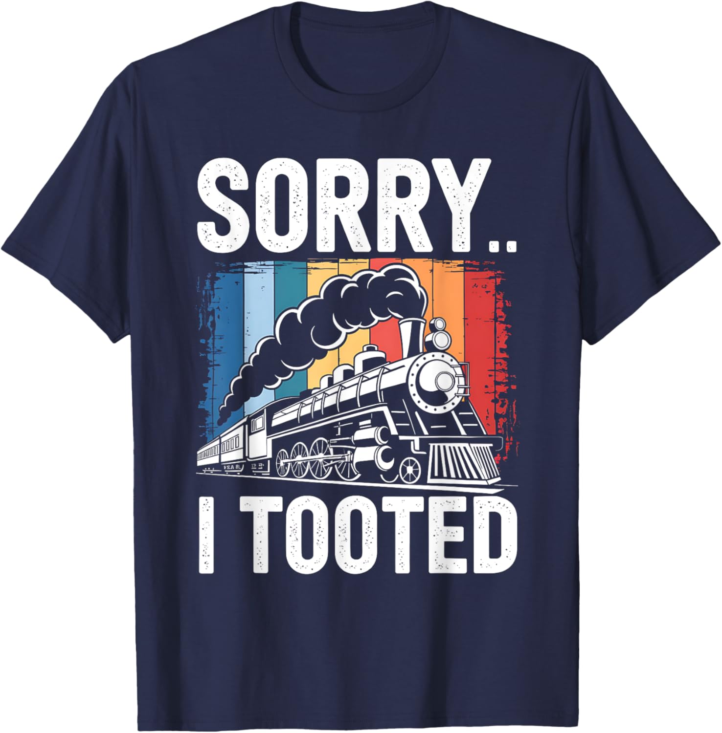 Funny Train Sorry I Tooted T-Shirt for Kids - Perfect Railroad Gift - 20
