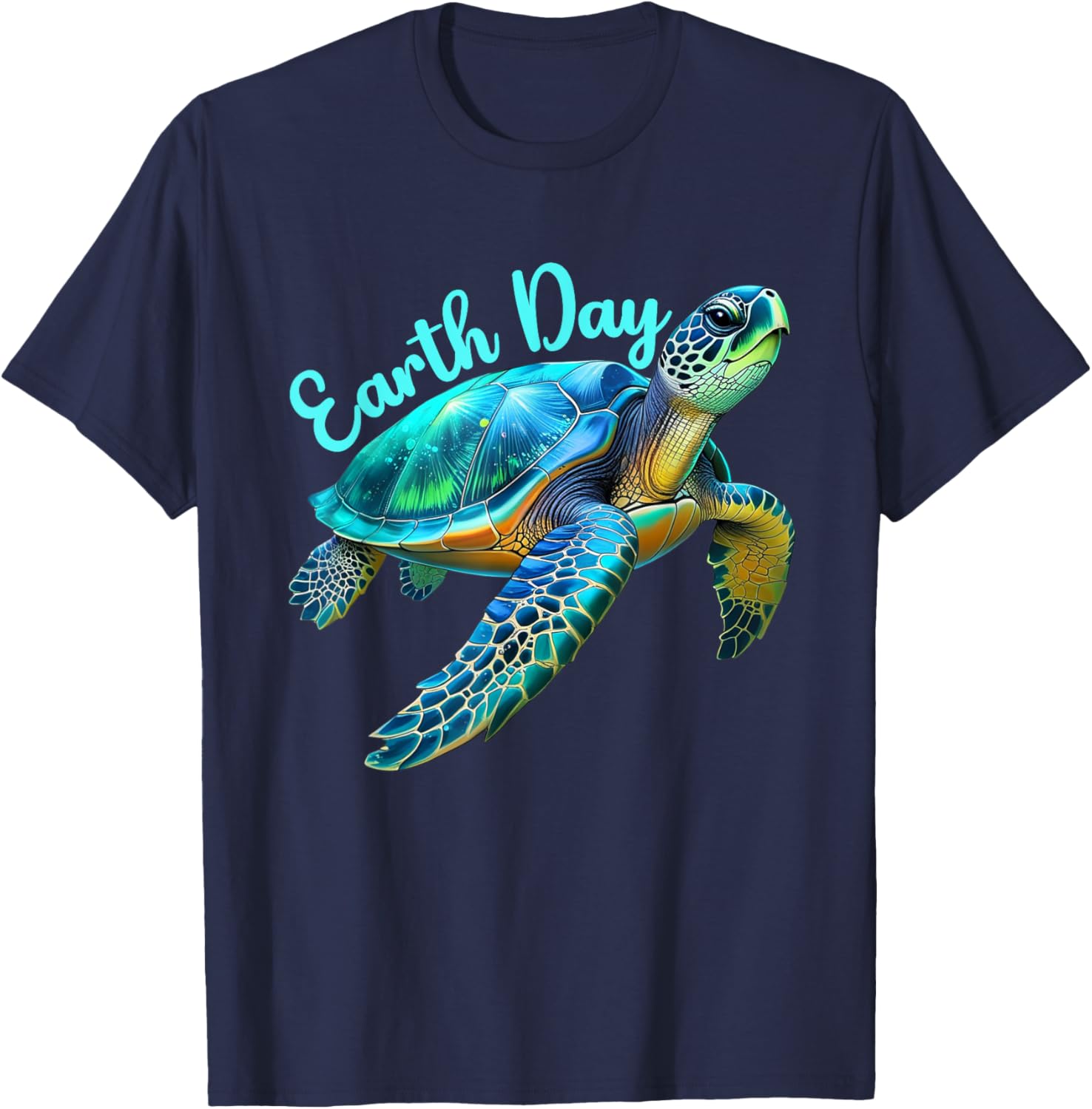 Sea Turtle Earth Day T-Shirt for Men and Women - Save the Planet! - 18