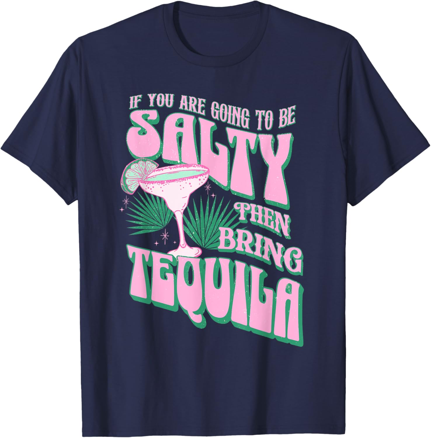 Salty Tequila Cocktail Drinking T-Shirt for Fun Summer Vibes - 4