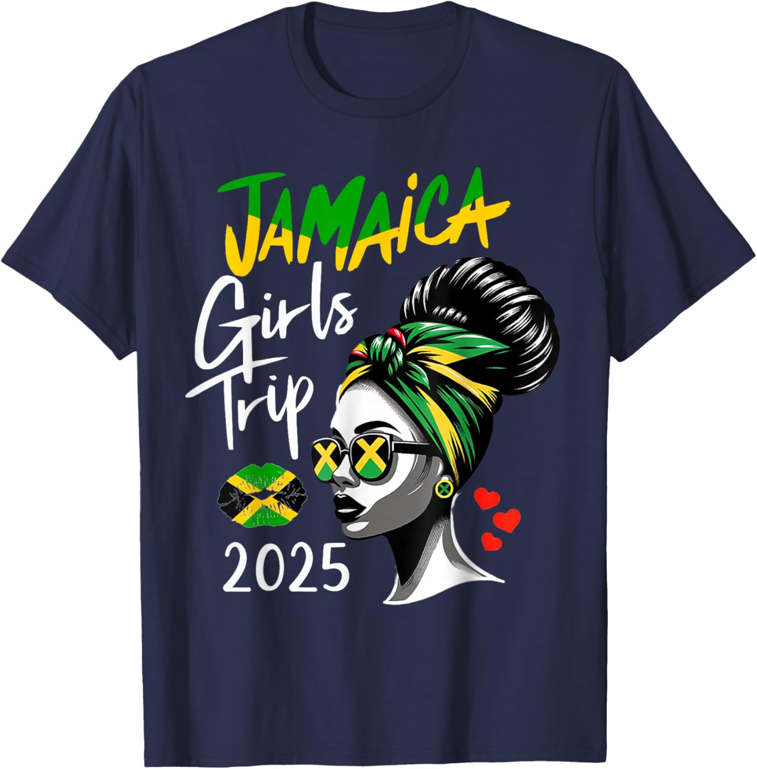 Jamaica Girls Trip 2025 Matching Summer Vacation T-Shirt for Women - 12