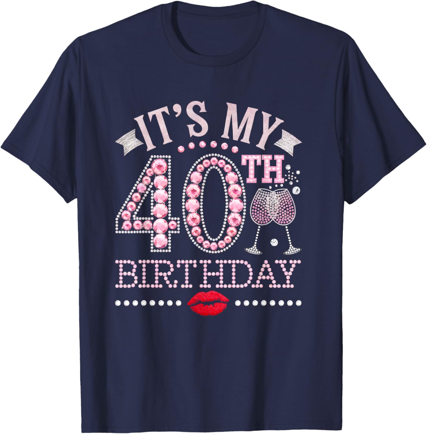 40th Birthday Queen T-Shirt for Women – Fun 40 Year Old Gift Apparel - 2
