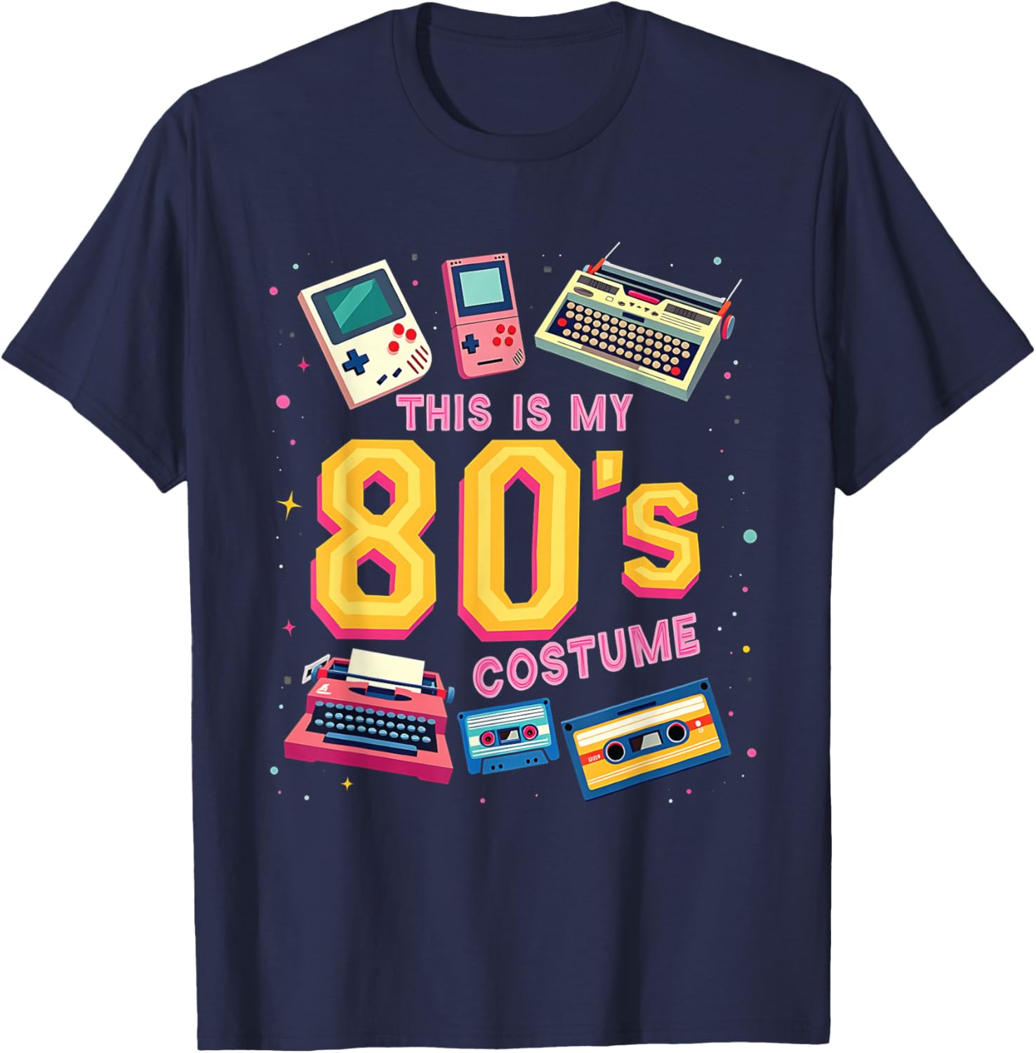 Retro 80's Costume Classic T-Shirt for Nostalgic Throwback Fun - 9