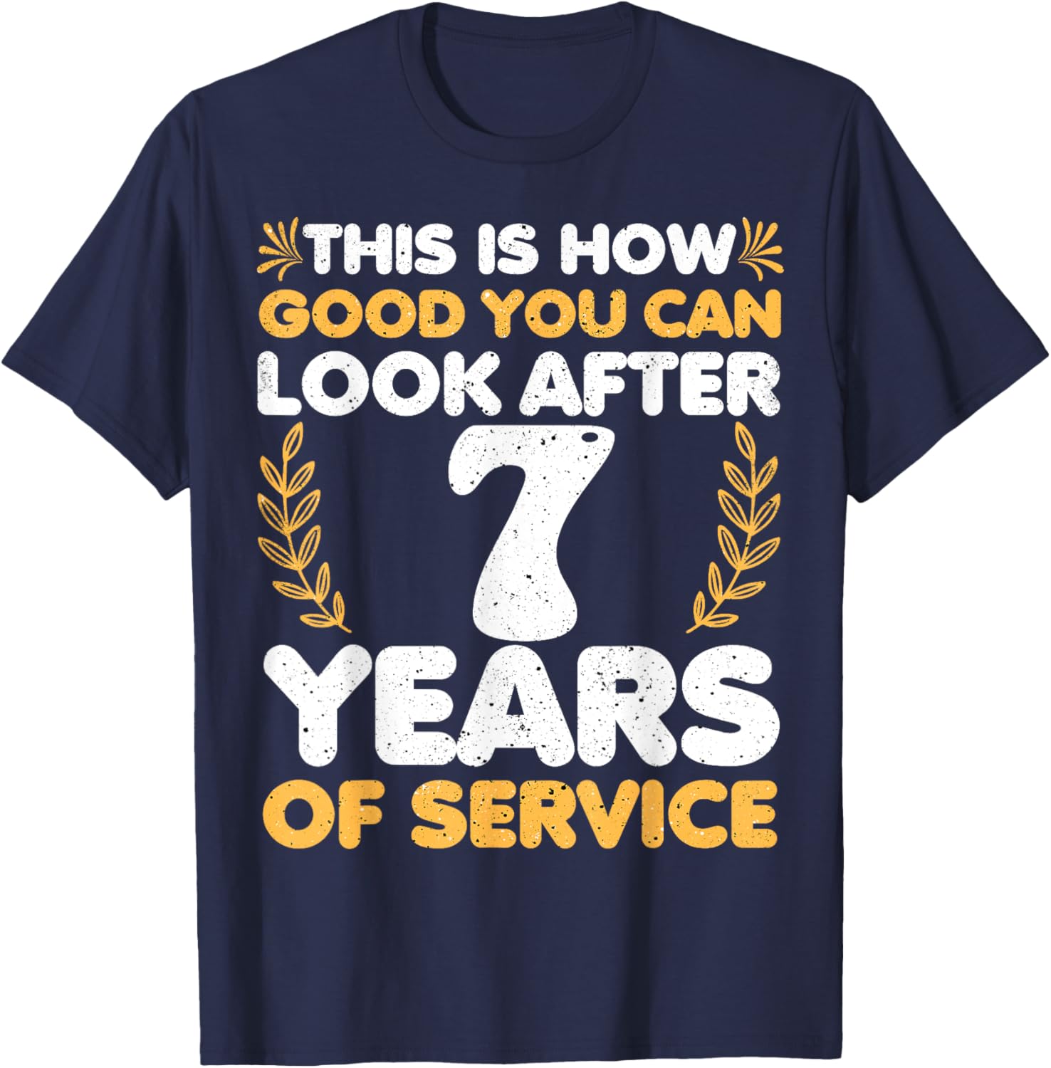 7 Year Work Anniversary T-Shirt for Men and Women - Celebrate in Style - 9