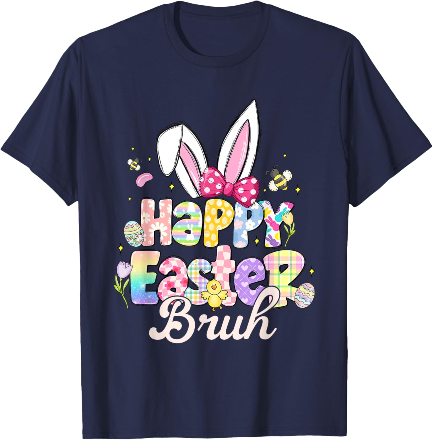 Funny Easter Bruh Meme T-Shirt for Bro Happy Spring Celebrations - 14