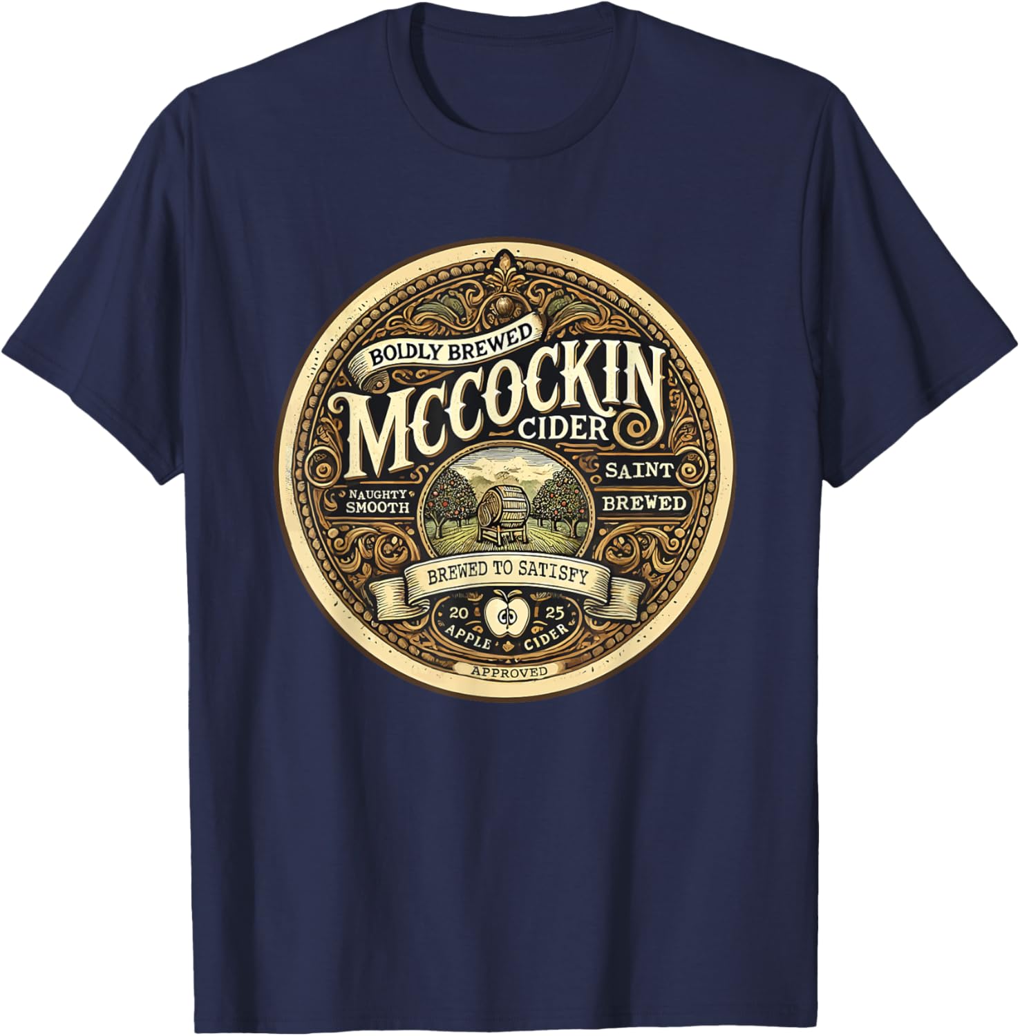 Funny Mccockin Cider St Patricks Day T-Shirt for Adults - Humor Apparel - 18