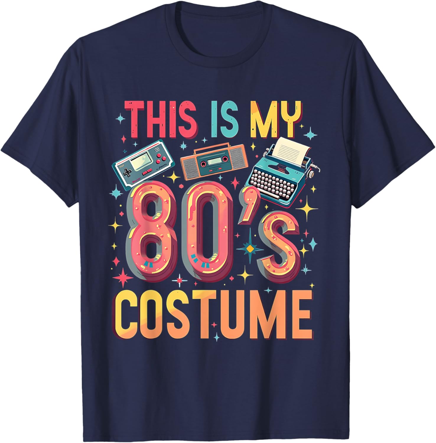 Retro 80's Costume T-Shirt for Fun Throwback Vibes Perfect for Parties - 12