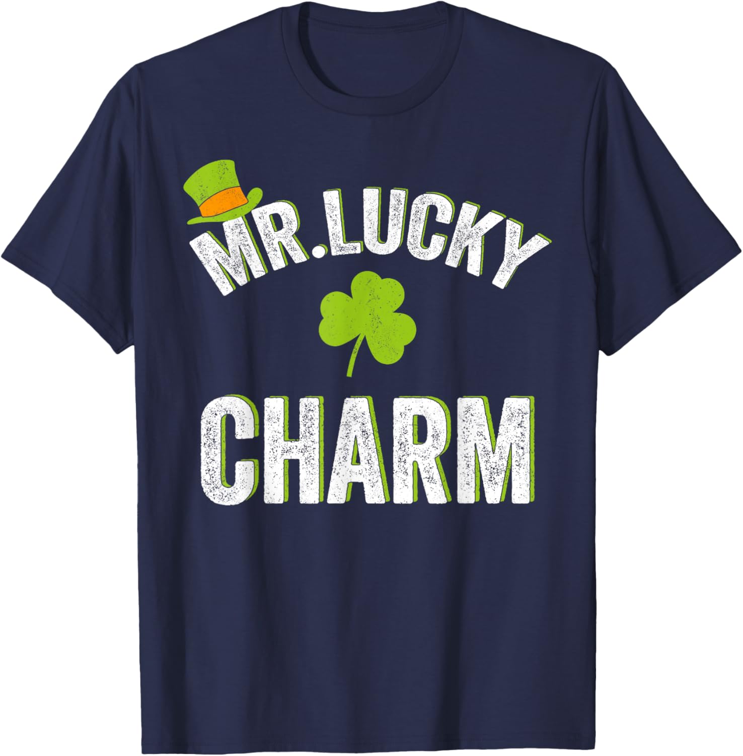 Mr Lucky Charm St Patricks Day T-Shirt for Kids and Men Fun & Festive - 16