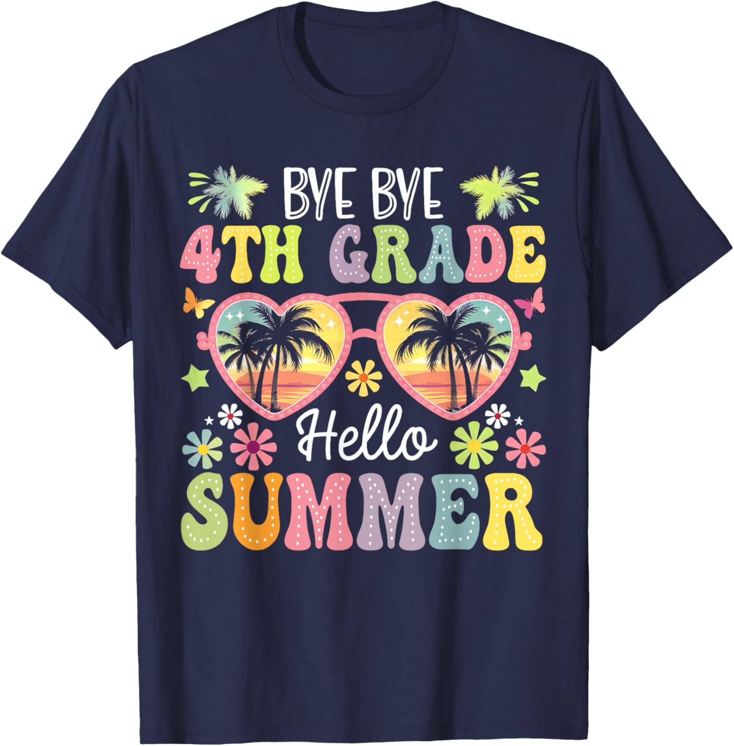 Goodbye 4th Grade Hello Summer Kids T-Shirt for Boys - Fun Last Day Style - 9