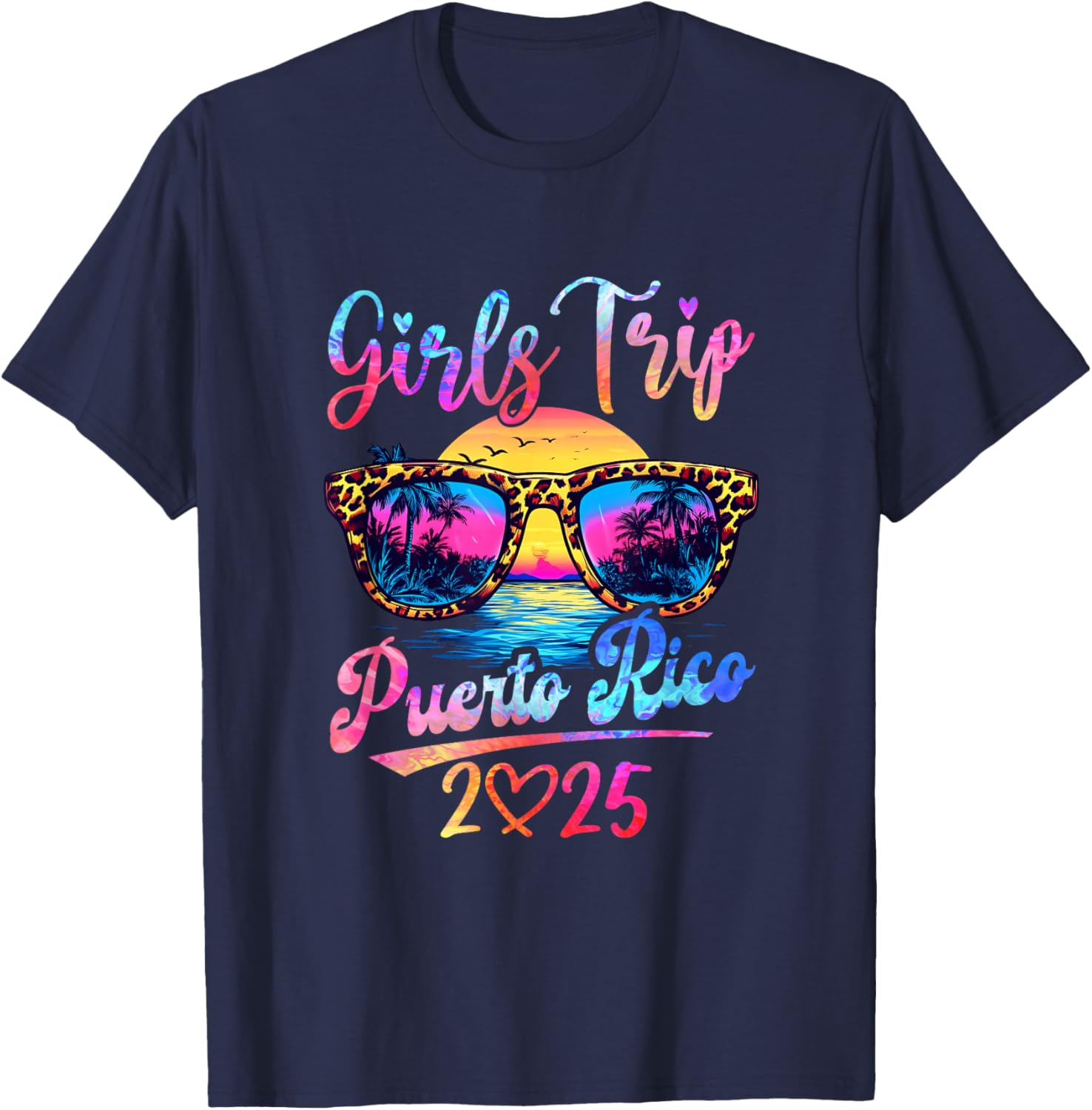 Girls Trip Puerto Rico 2025 Matching T-Shirt for Summer Vacation Fun - 11
