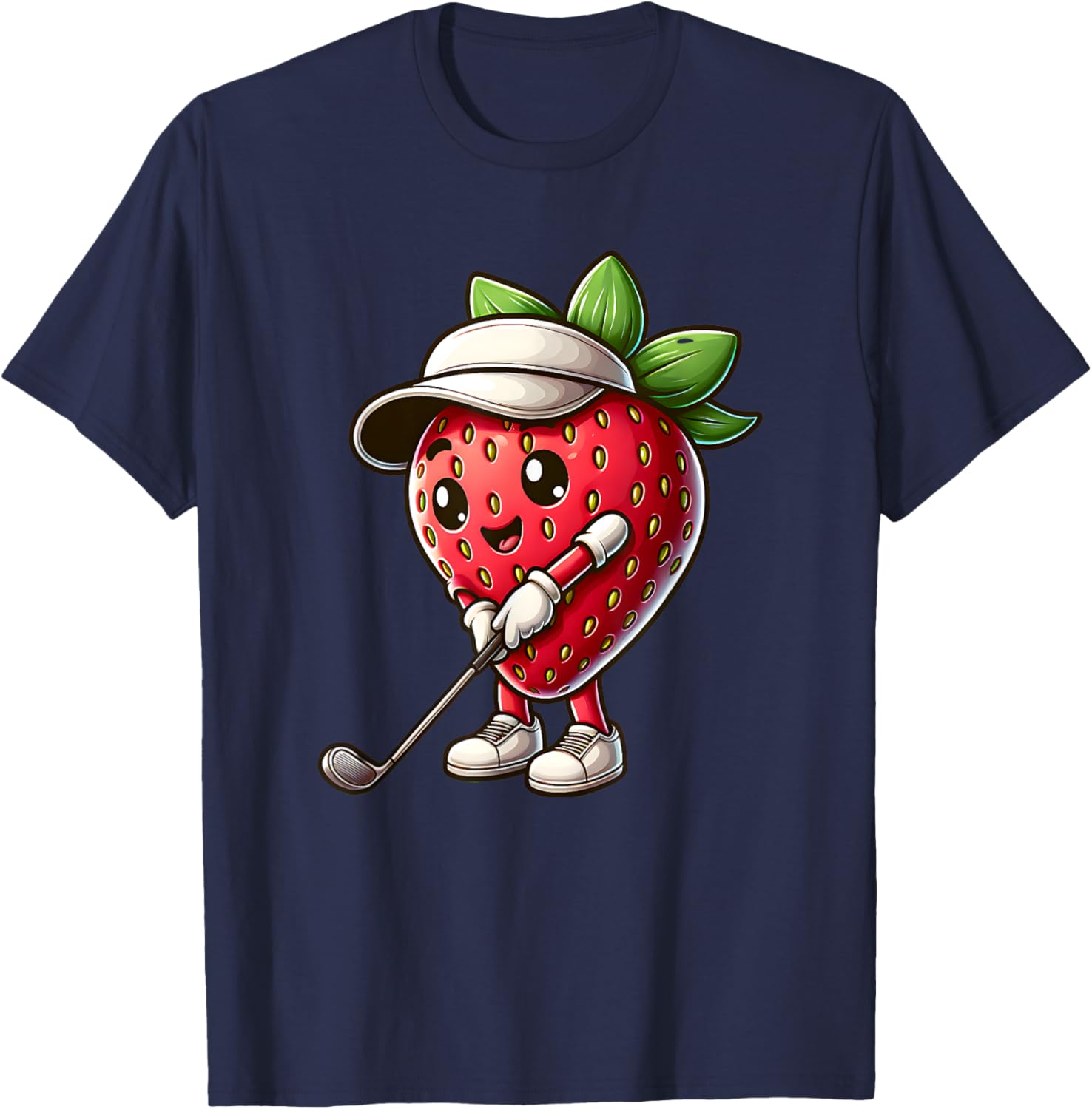 Funny Strawberry Golf Buddy T-Shirt for Golf Lovers and Friends - 18