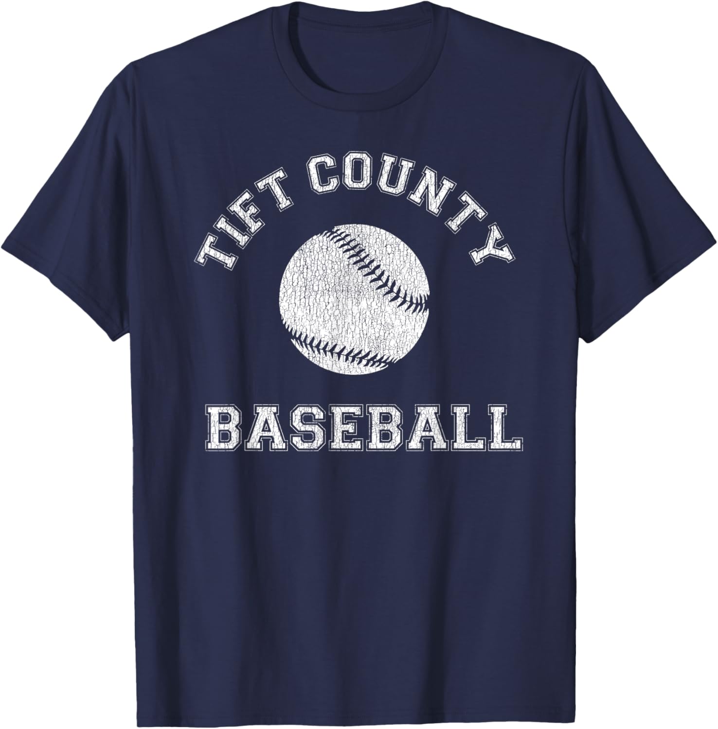 Tift County Baseball Distressed Retro Classic T-Shirt for Fans - 12