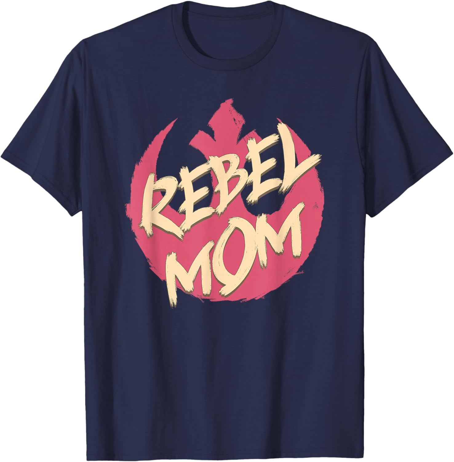 Star Wars Mother's Day Rebel Mom Distressed Logo T-Shirt for Her - 18