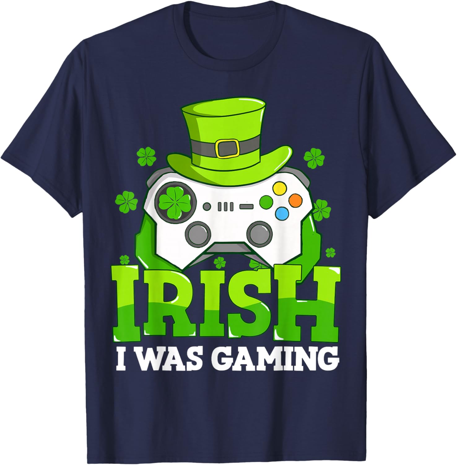Boys St Patricks Day Gaming T-Shirt for Irish Gamers Fun Design - 2