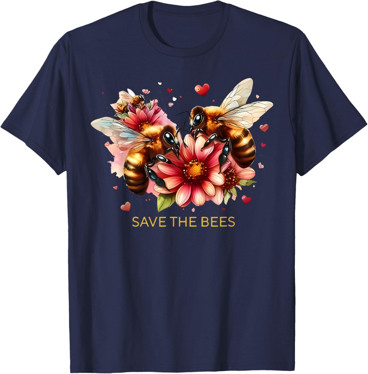 Save Our Bees Pollinator Gardening T-Shirt for Environmental Advocates - 9
