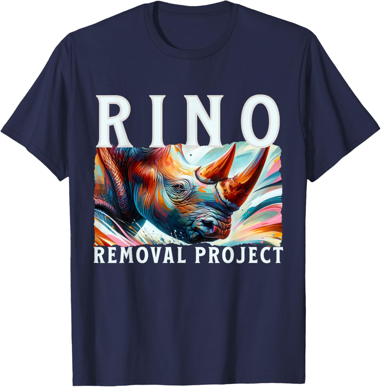 RINO Removal Project Satire T-Shirt for Republican Politics Enthusiasts - 13