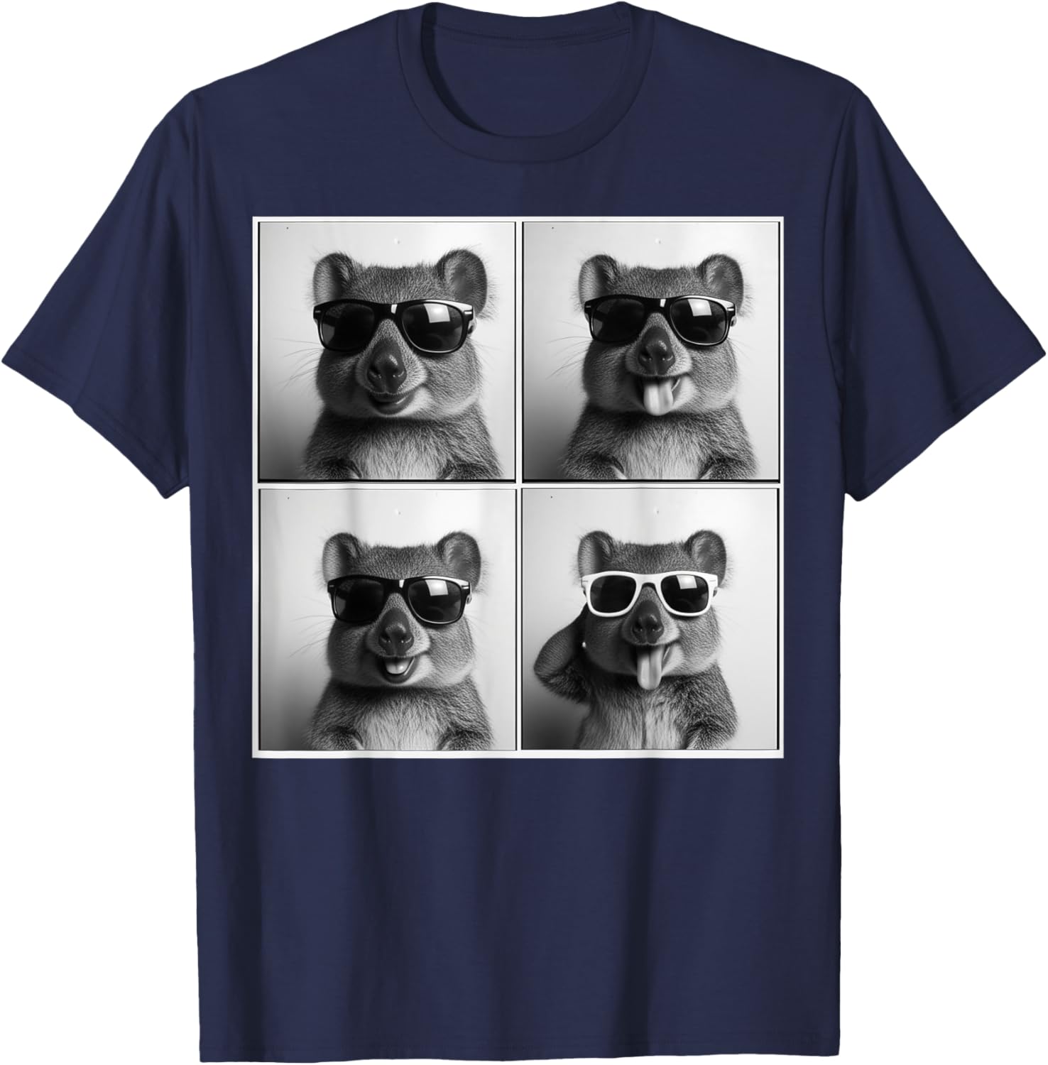 Quokka Photo Booth Funny Birthday T-Shirt for Men and Women - 5