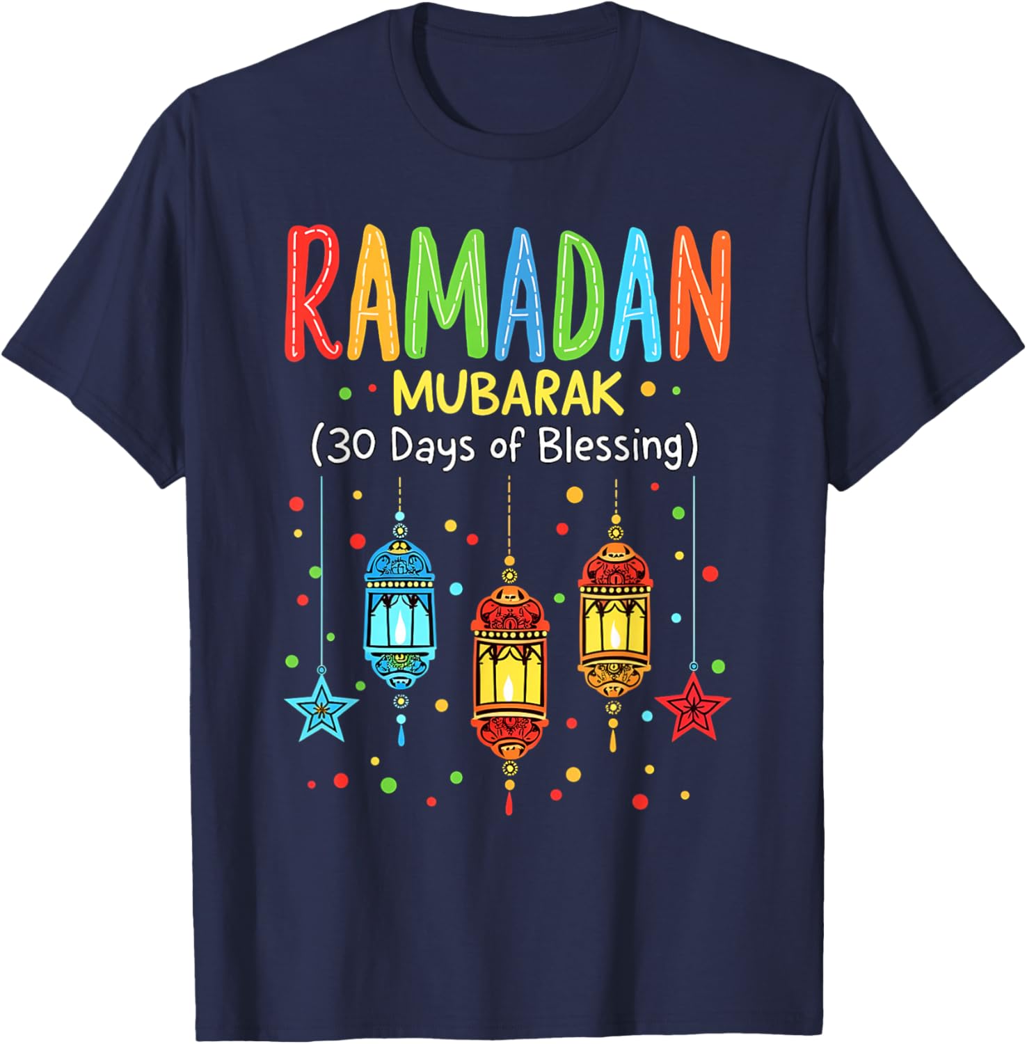 Happy Ramadan Mubarak Boys Youth T-Shirt for Kids Casual Wear - 4