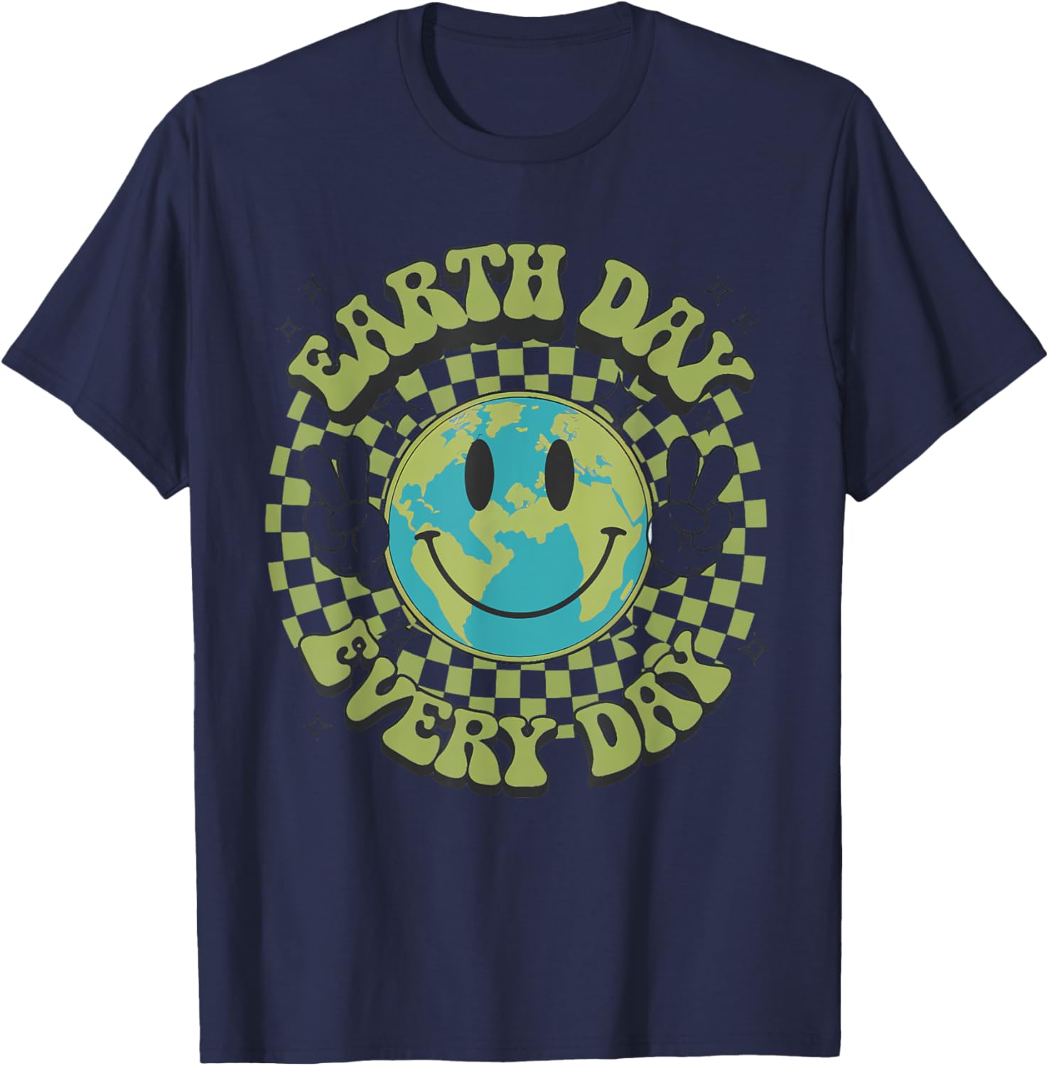 Funny Earth Day Everyday Hippie Planet T-Shirt for Men and Women - 9