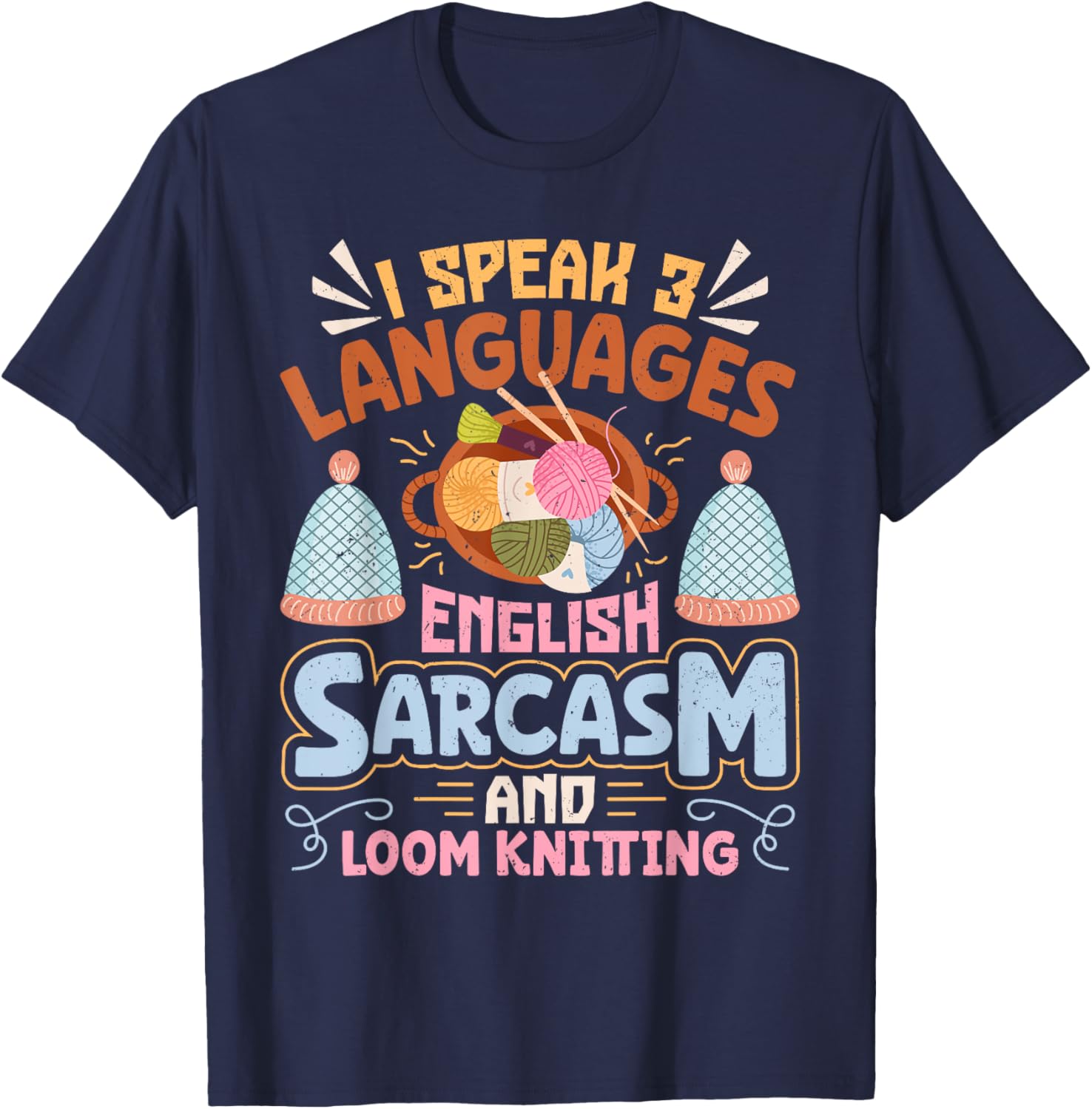Yarn Collecting Loom Knitter Kit for Creative Fiber Artists T-Shirt - 4