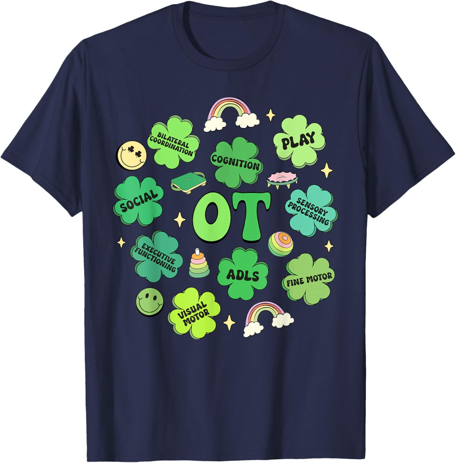 Saint Patrick's Day OT Therapist T-Shirt for Occupational Therapy Fun - 11