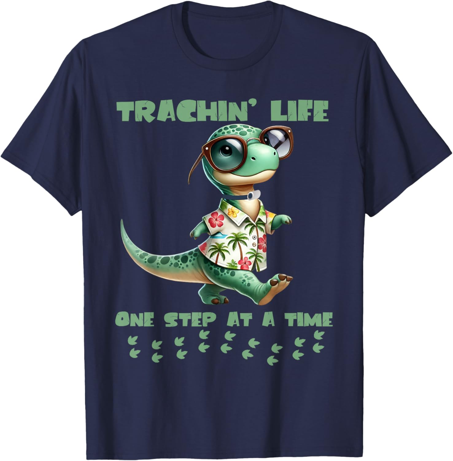Trachin Life One Step at a Time Tracheostomy Awareness T-Shirt - 17
