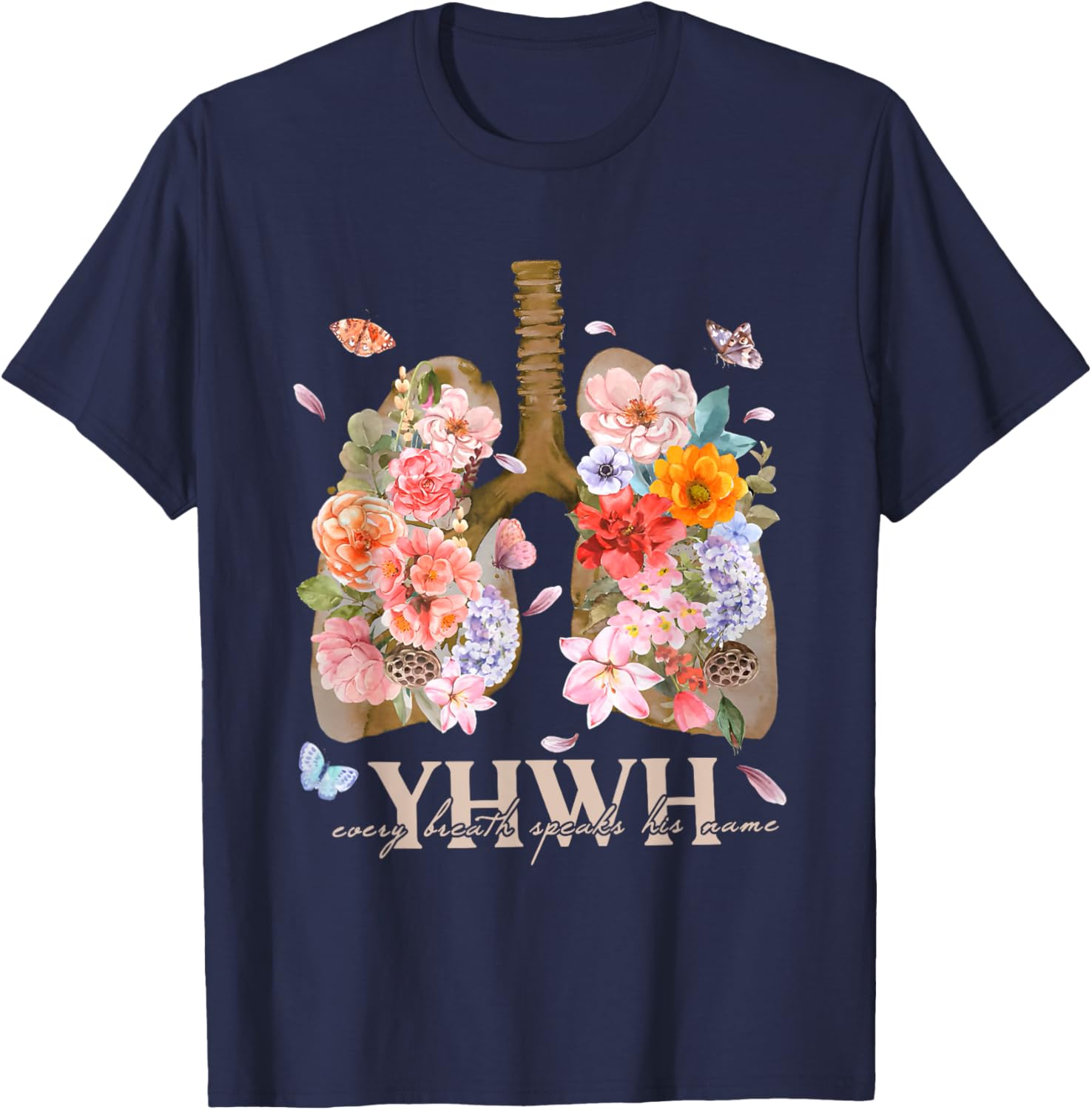 YHWH Every Breath Speaks His Name Christian T-Shirt for Believers - 10