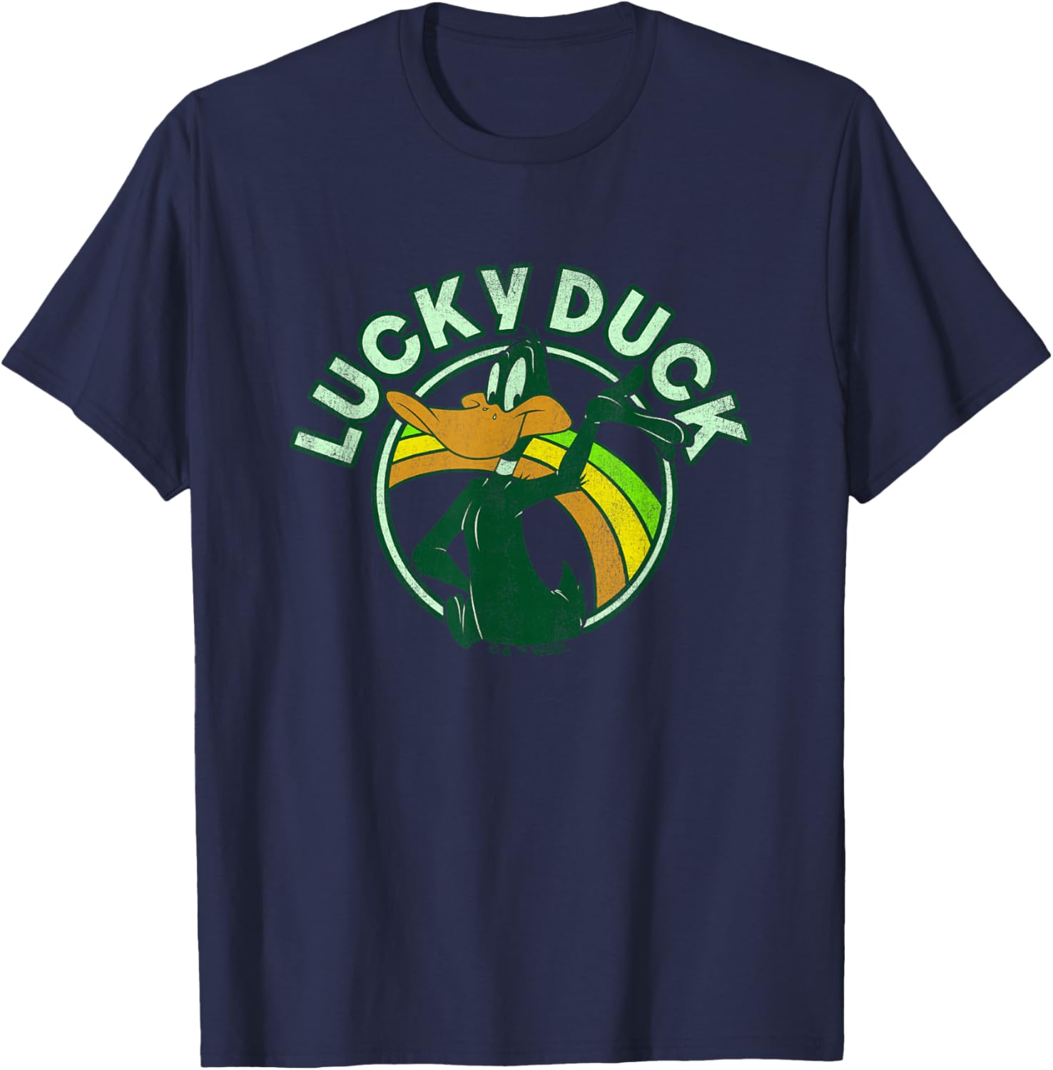 Retro Daffy Duck St. Patrick's Day T-Shirt for Fun Celebrations - 9