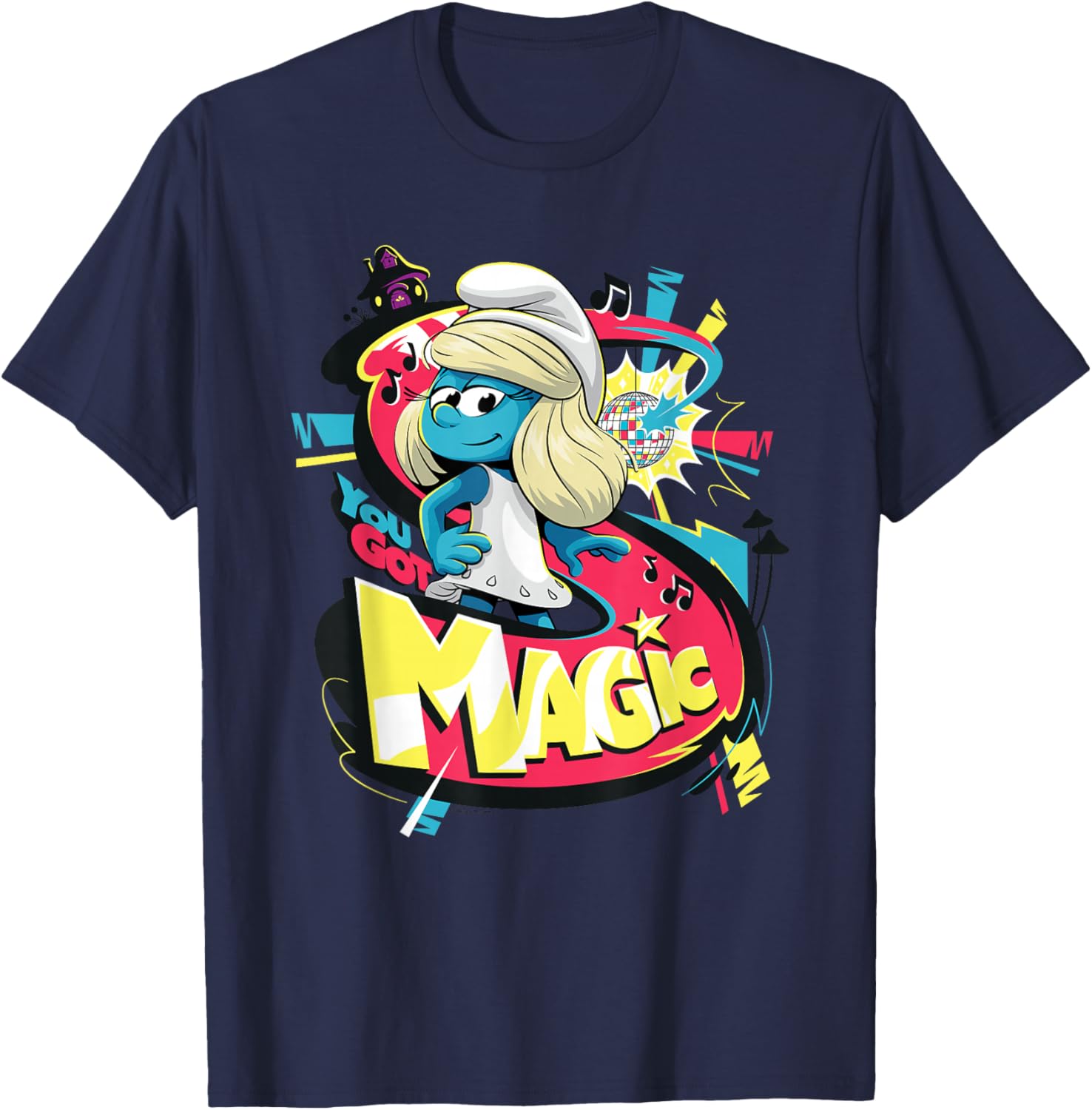Magic Smurfette T-Shirt for The Smurfs Movie Fans - Fun & Stylish Apparel - 3
