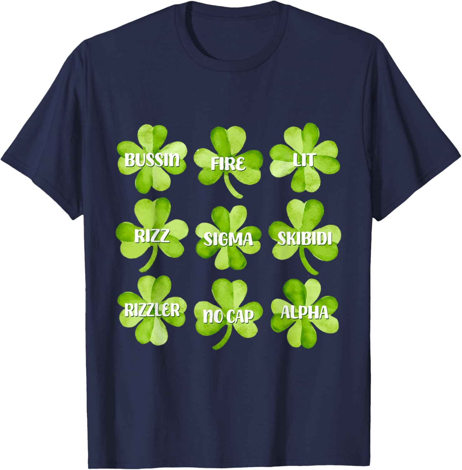 Funny Skibidi St Patricks Day Rizzlers Sigma T-Shirt for Celebrations - 8