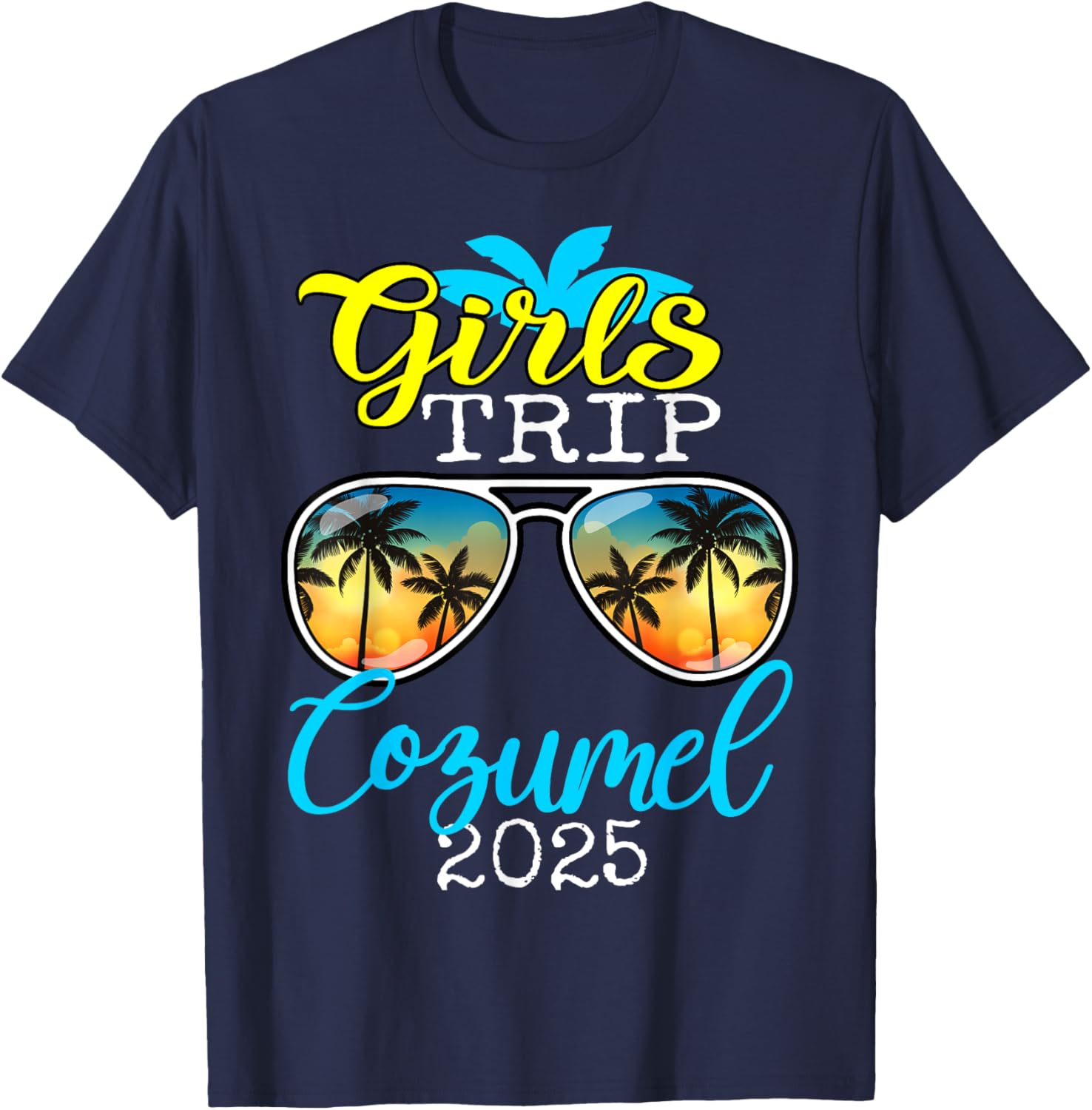 Girls Trip Cozumel 2025 Birthday Squad T-Shirt for Women - 10