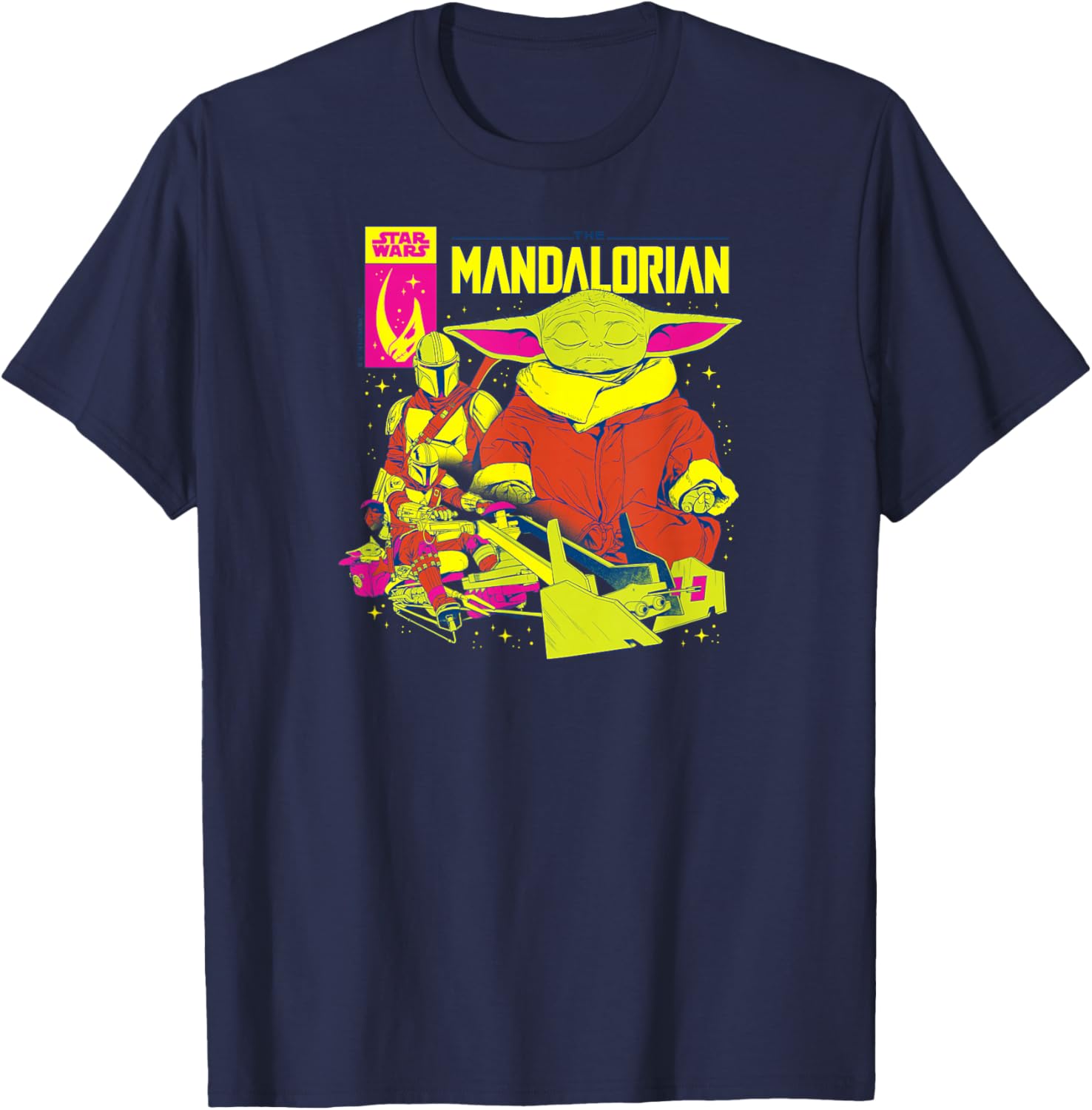 Star Wars The Mandalorian Comic Cover T-Shirt for Fans and Collectors - 3