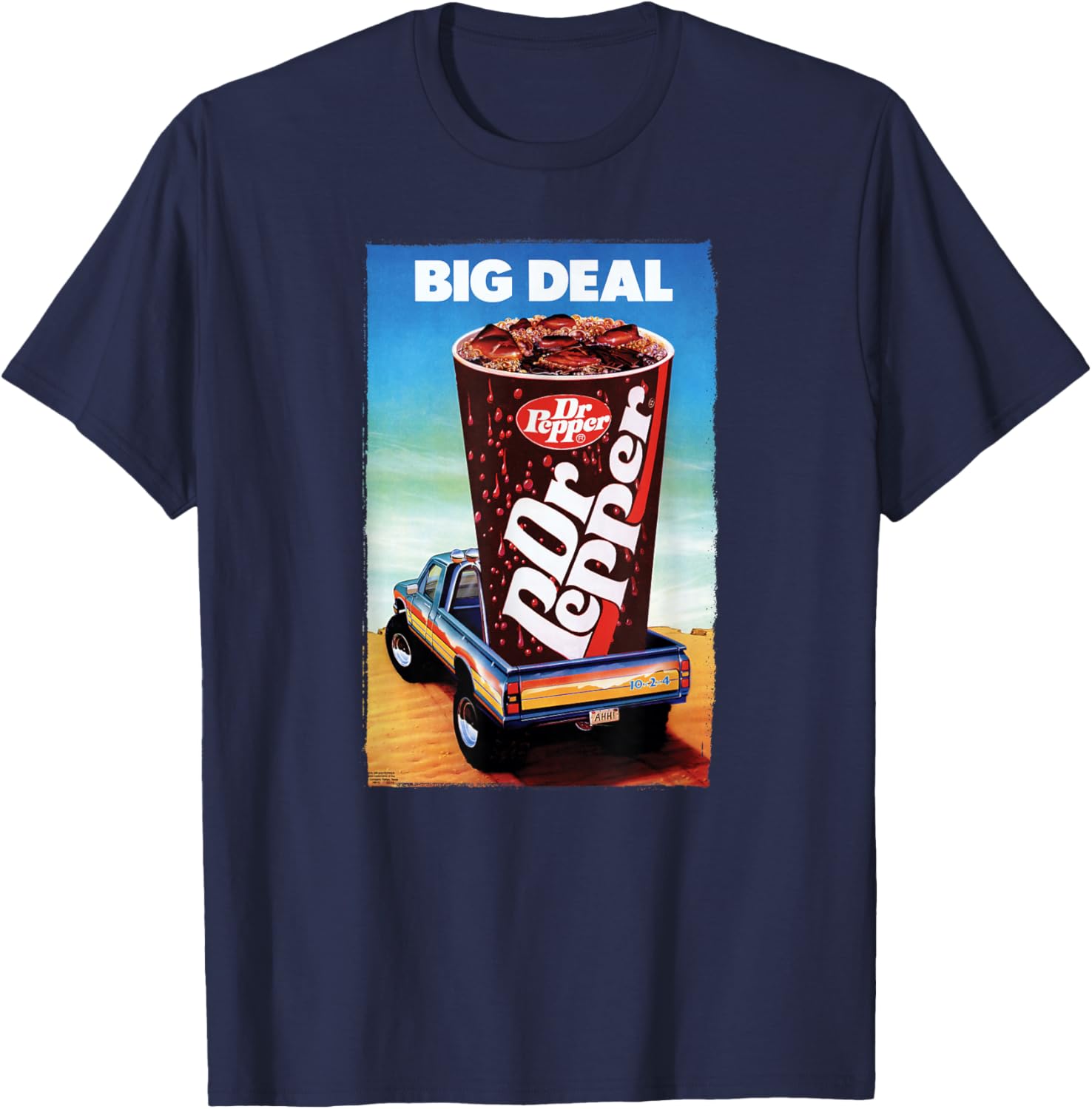 Dr Pepper Big Deal Big Taste Truck Panel T-Shirt for Fun Casual Style - 10