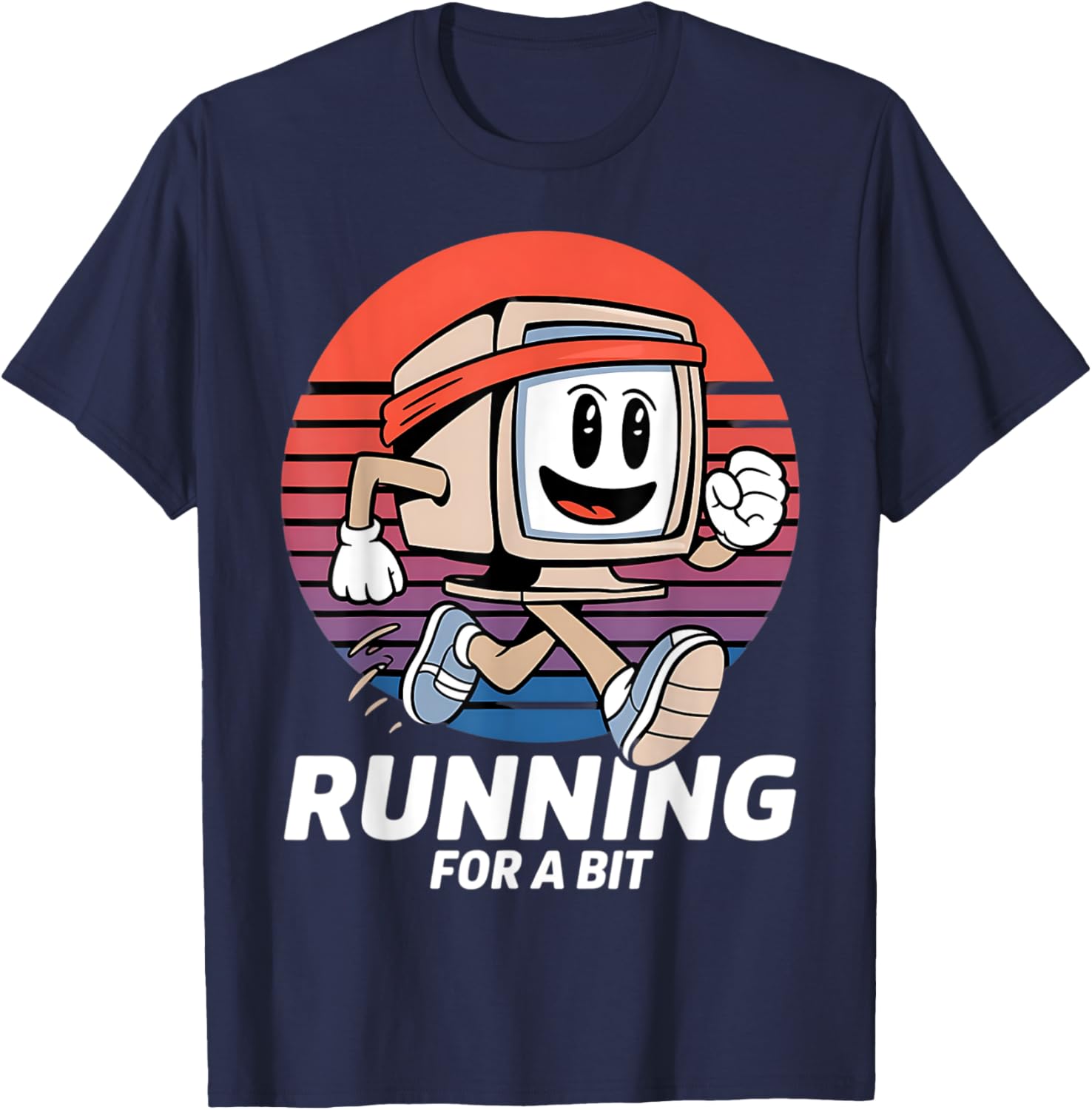 Funny IT Computer Jogging Runner T-Shirt for Tech Lovers and Athletes - 3