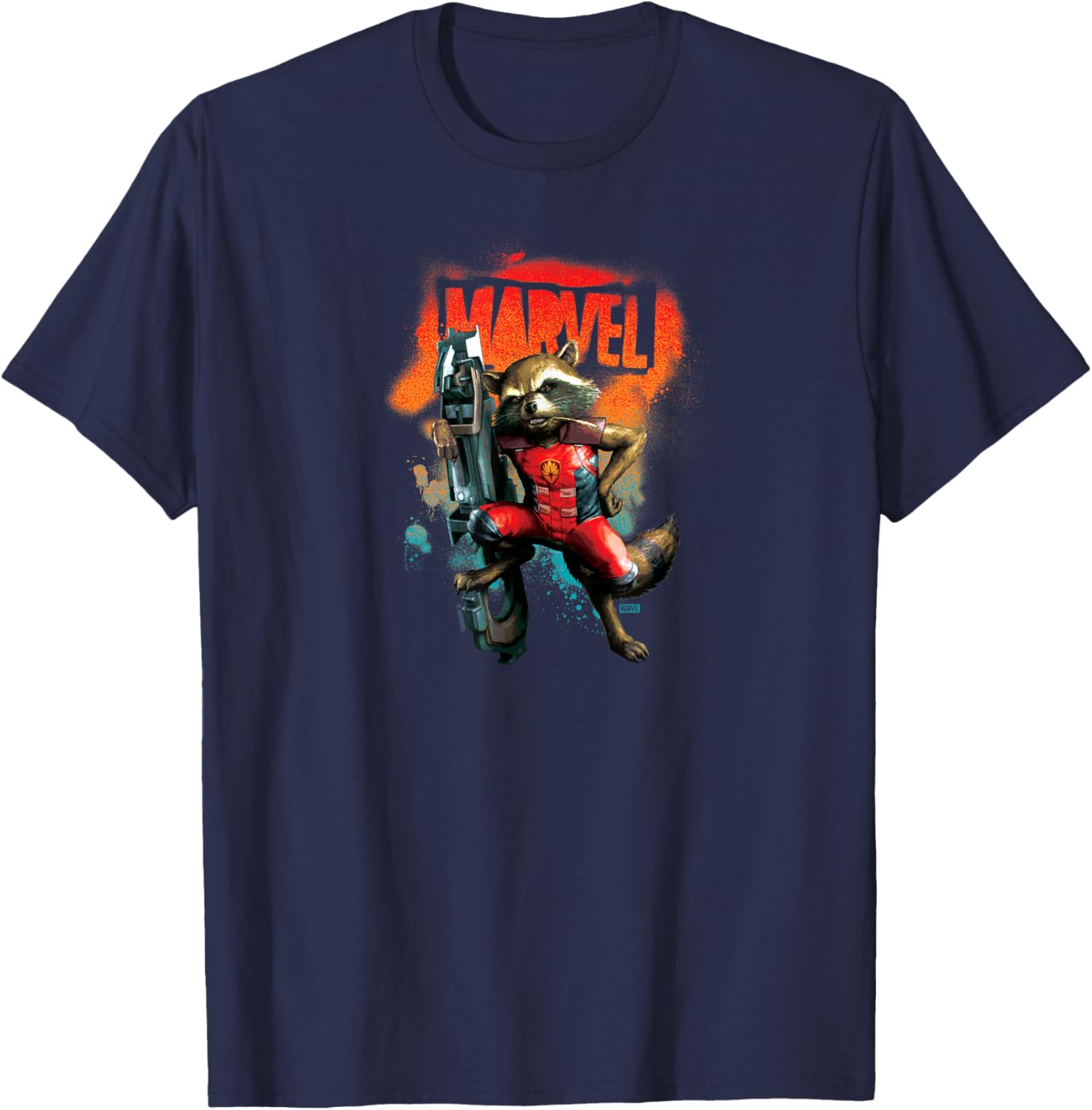 Rocket Raccoon Airbrush T-Shirt from Guardians Of The Galaxy - Cool & Stylish! - 4