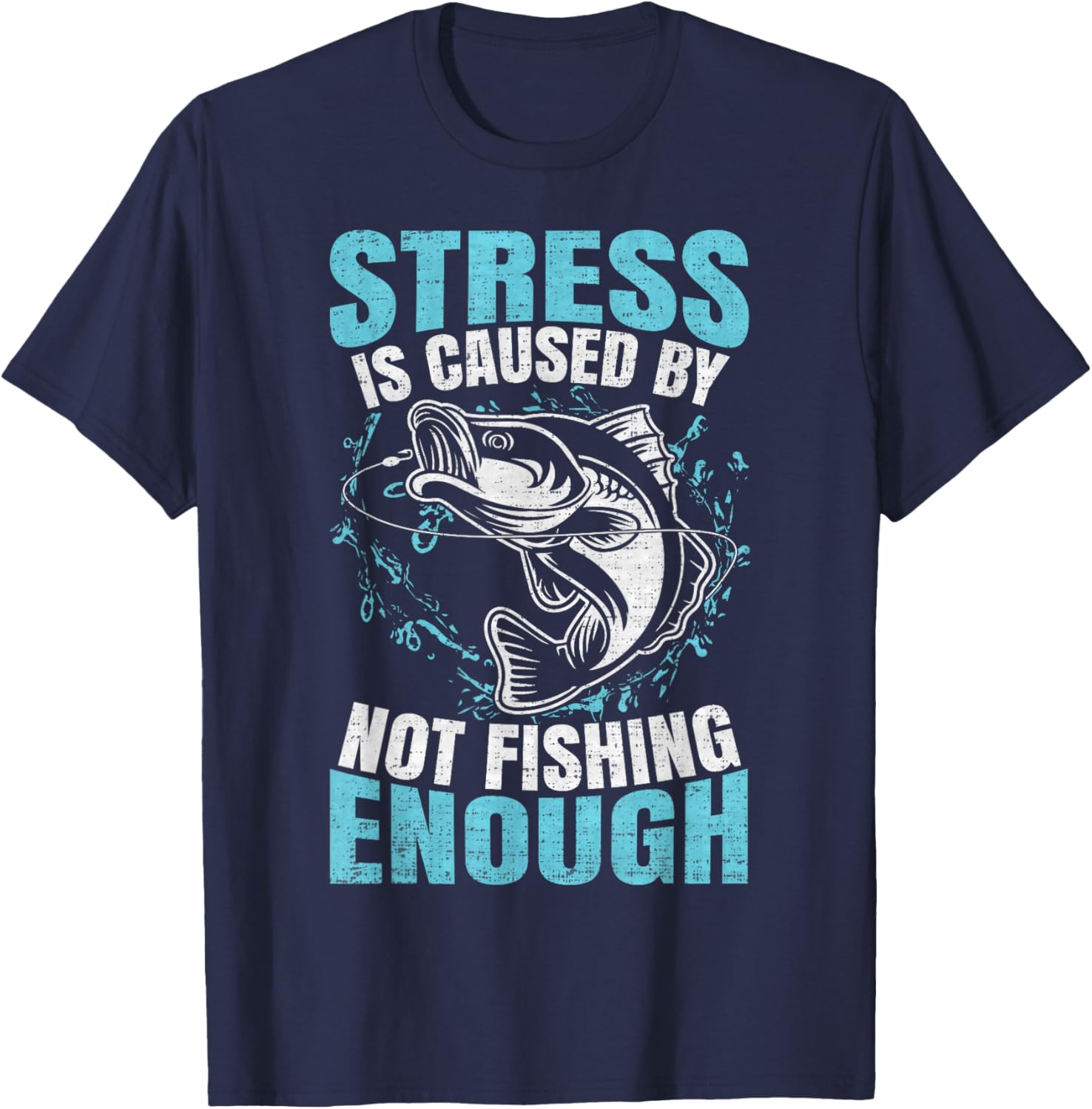 Funny Bass Fly Fishing T-Shirt for Men and Women - Perfect Gift for Anglers - 14