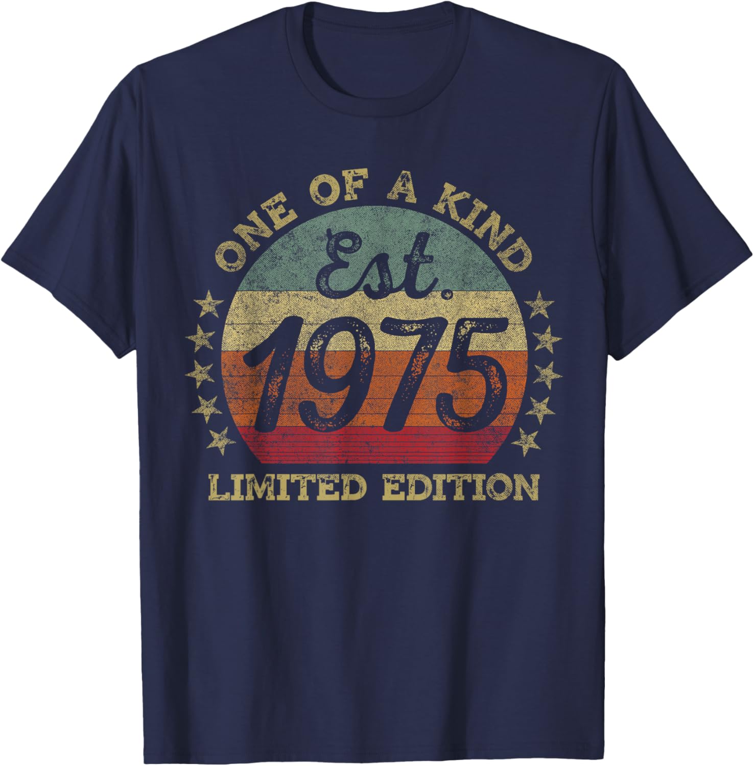 50th Birthday Limited Edition T-Shirt Est. 1975 for Celebrating Milestones - 6