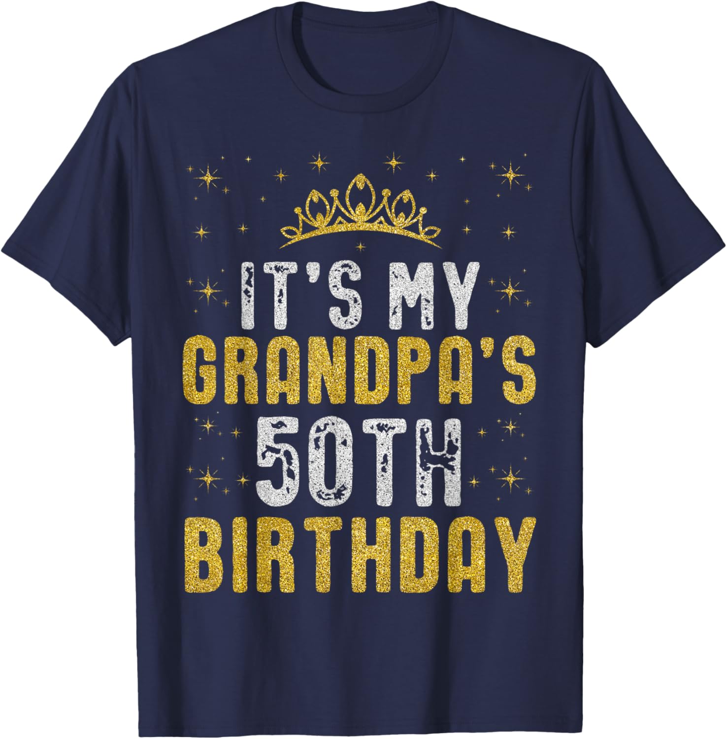 Happy Grandpa's 50th Birthday T-Shirt Retro Style 1975 Gift Idea - 11