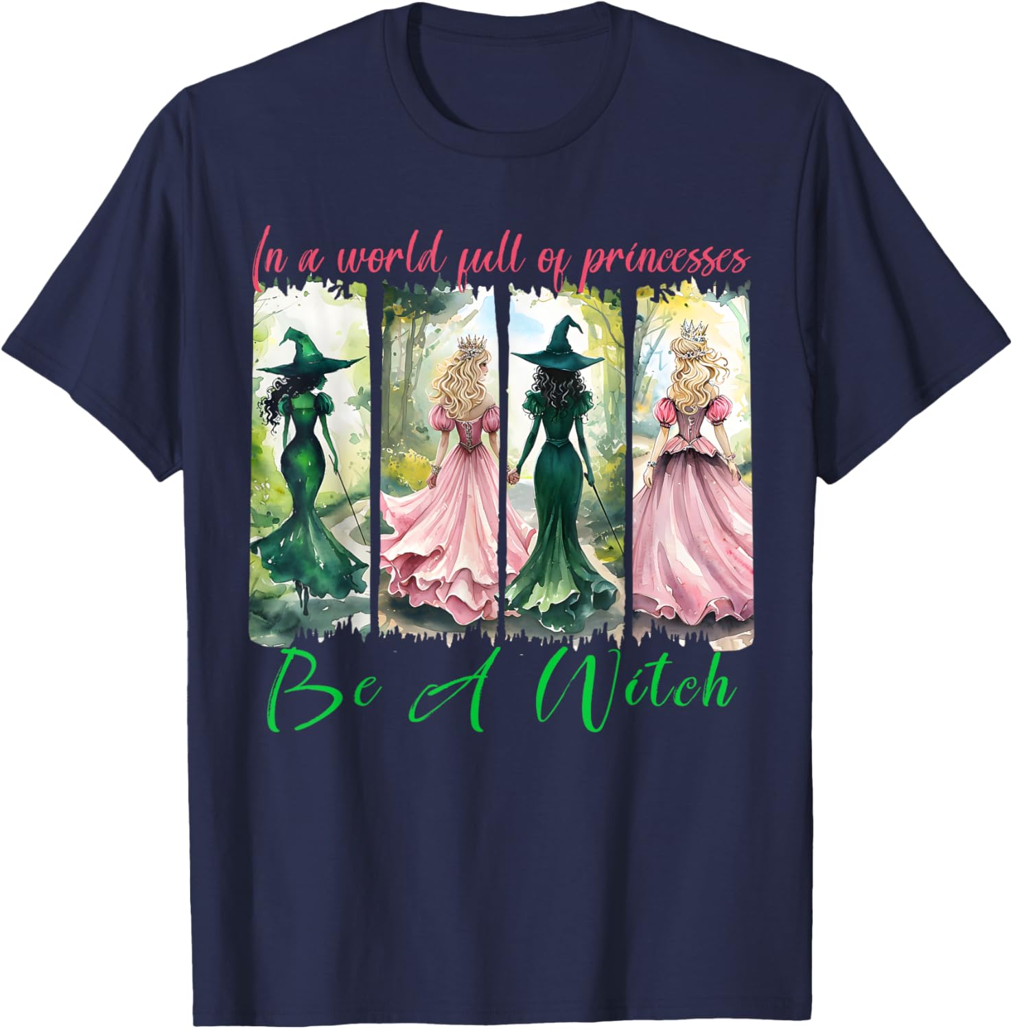 Be a Witch Not a Princess Halloween T-Shirt for Women Stylish Outfit - 15