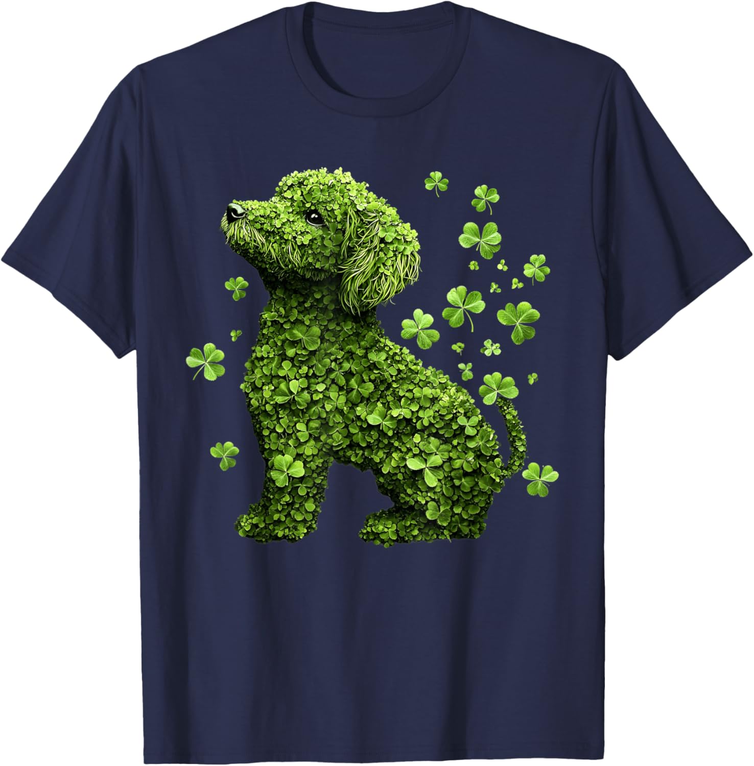 Shamrock Poodle T-Shirt for St. Patrick's Day Fun for All Ages - 3