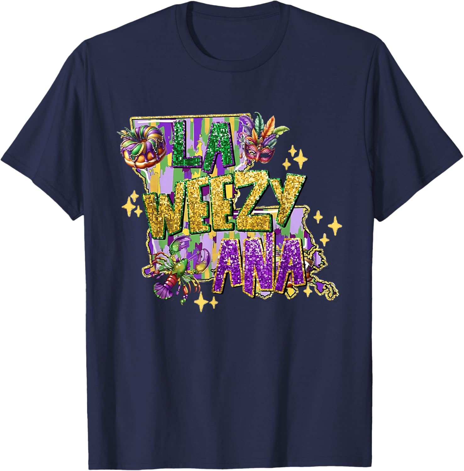 La Weezy Ana Mardi Gras T-Shirt for Fat Tuesday Celebrations - 13